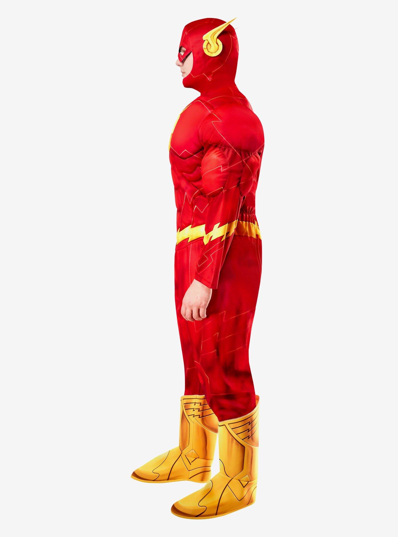 DC Comics The Flash Muscle Chest Adult Big and Tall Costume, , alternate