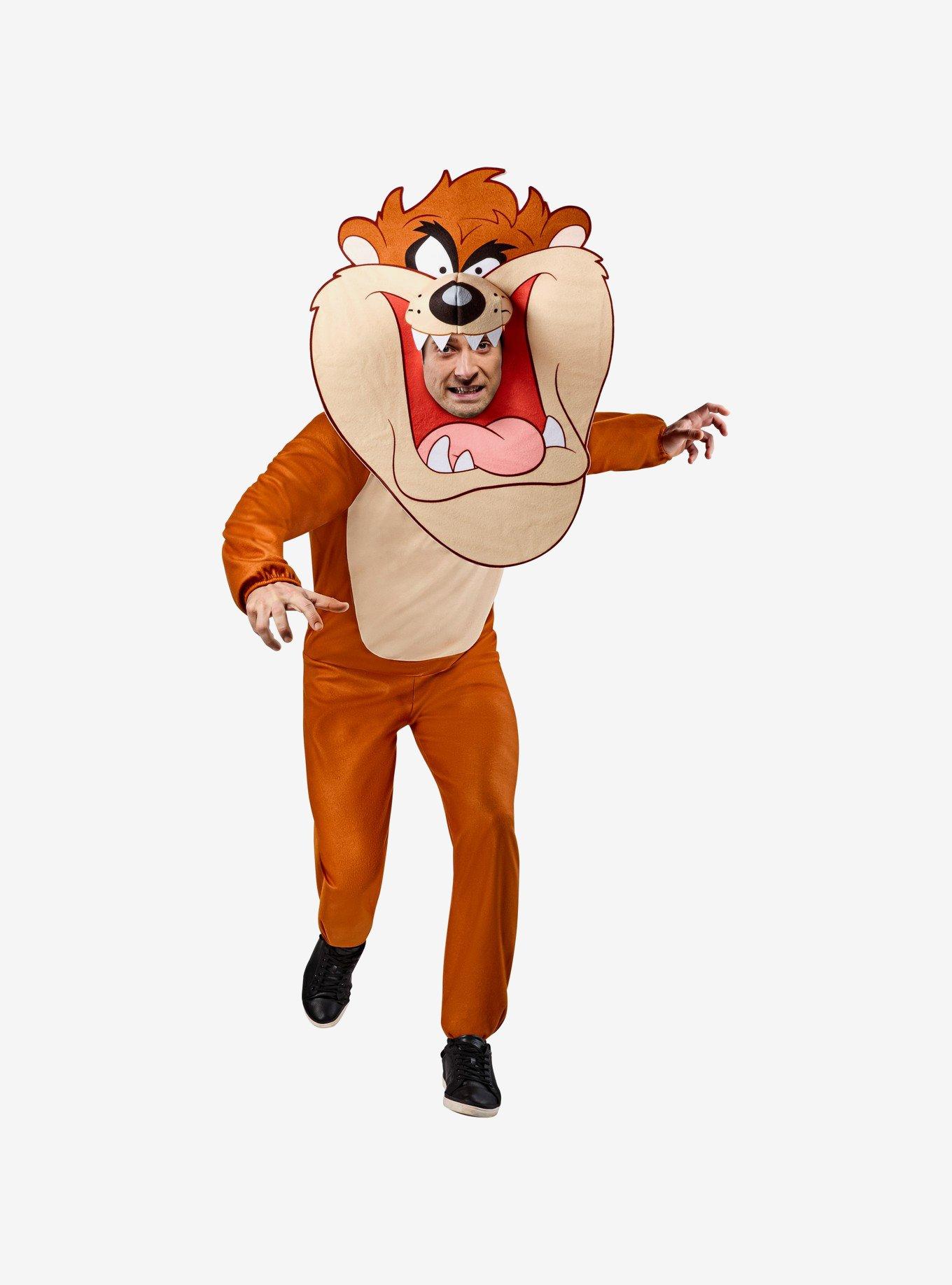 Looney Tunes Tazmanian Devil Adult Costume, BROWN, alternate