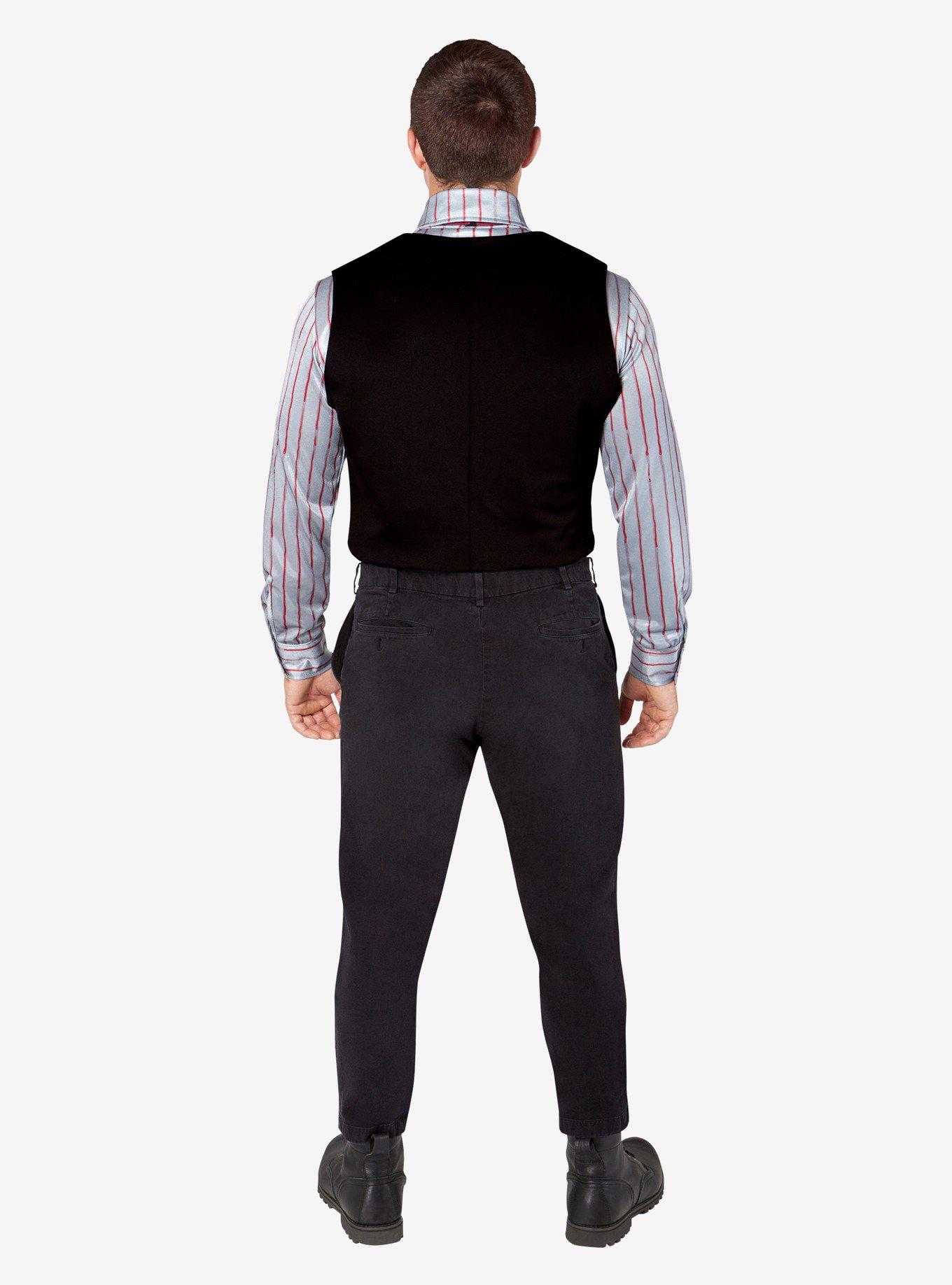 Vintage Vampire Adult Costume, BLACK, alternate