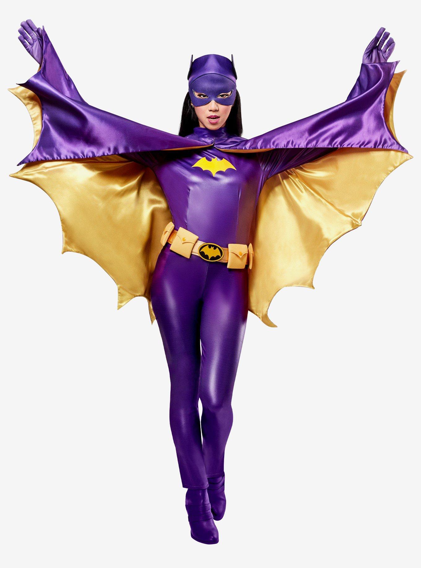 DC Comics Batgirl Classic 1966 Grand Heritage Adult Costume, PURPLE, alternate