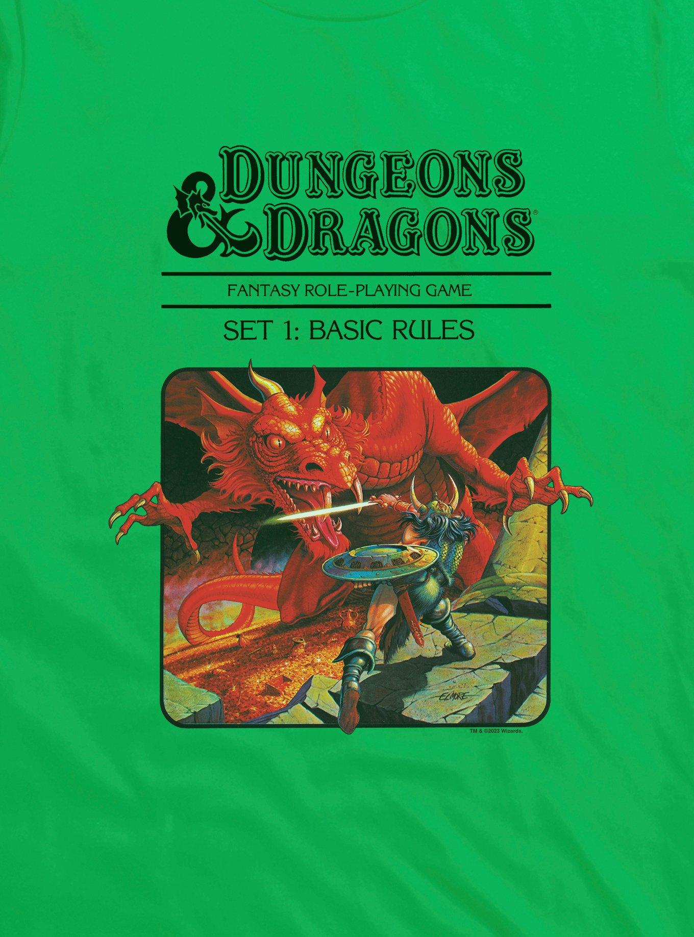 Dungeons & Dragons Vintage Dragon and the Knight T-Shirt, , hi-res