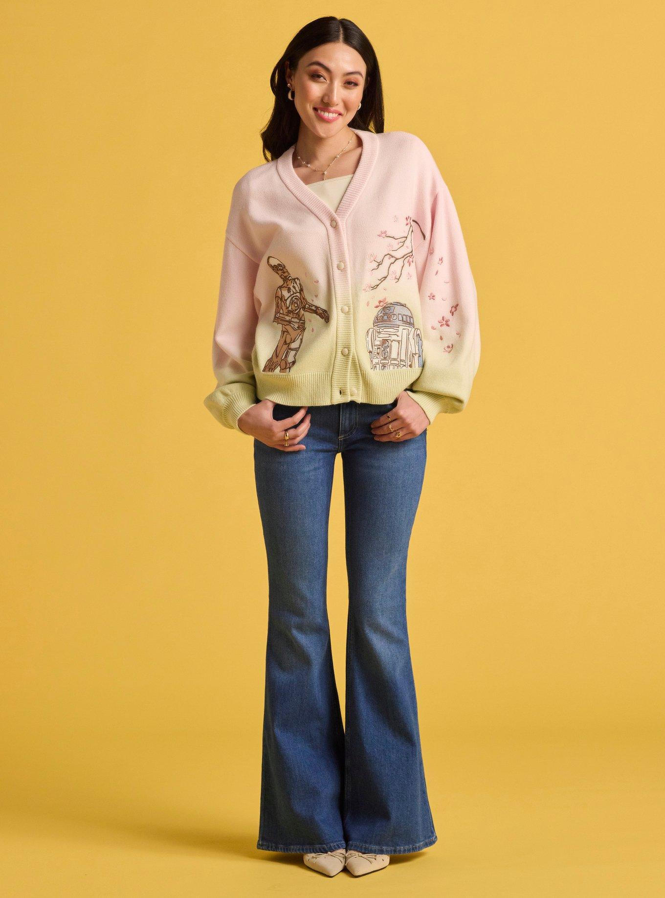 Her Universe Star Wars Droids Cherry Blossom Cardigan Her Universe Exclusive, , hi-res