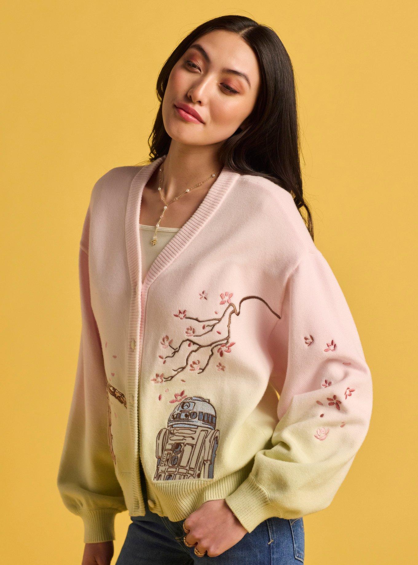 Her Universe Star Wars Droids Cherry Blossom Cardigan Her Universe Exclusive