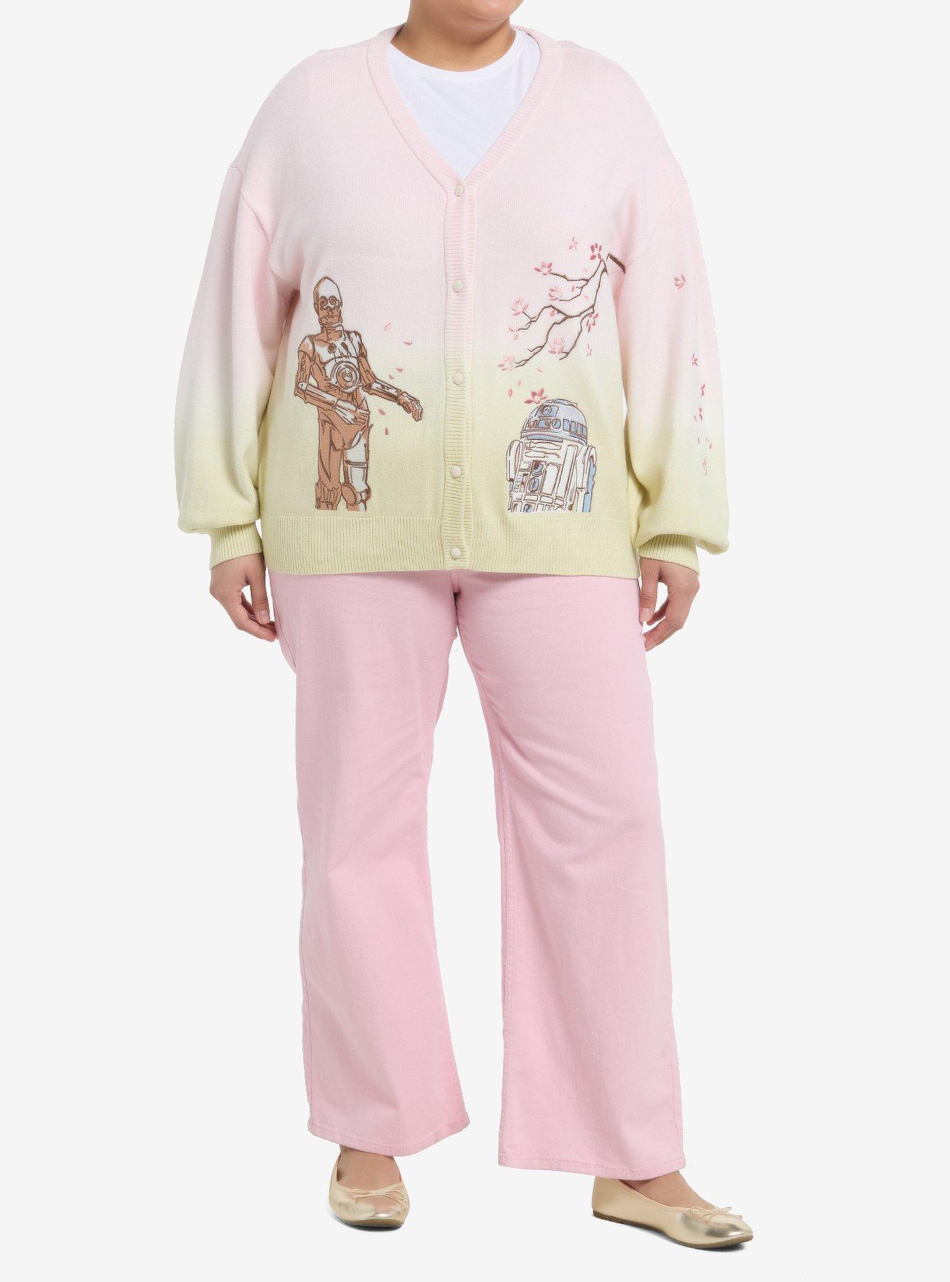 Her Universe Star Wars Droids Cherry Blossom Cardigan Plus Size Her Universe Exclusive, , hi-res