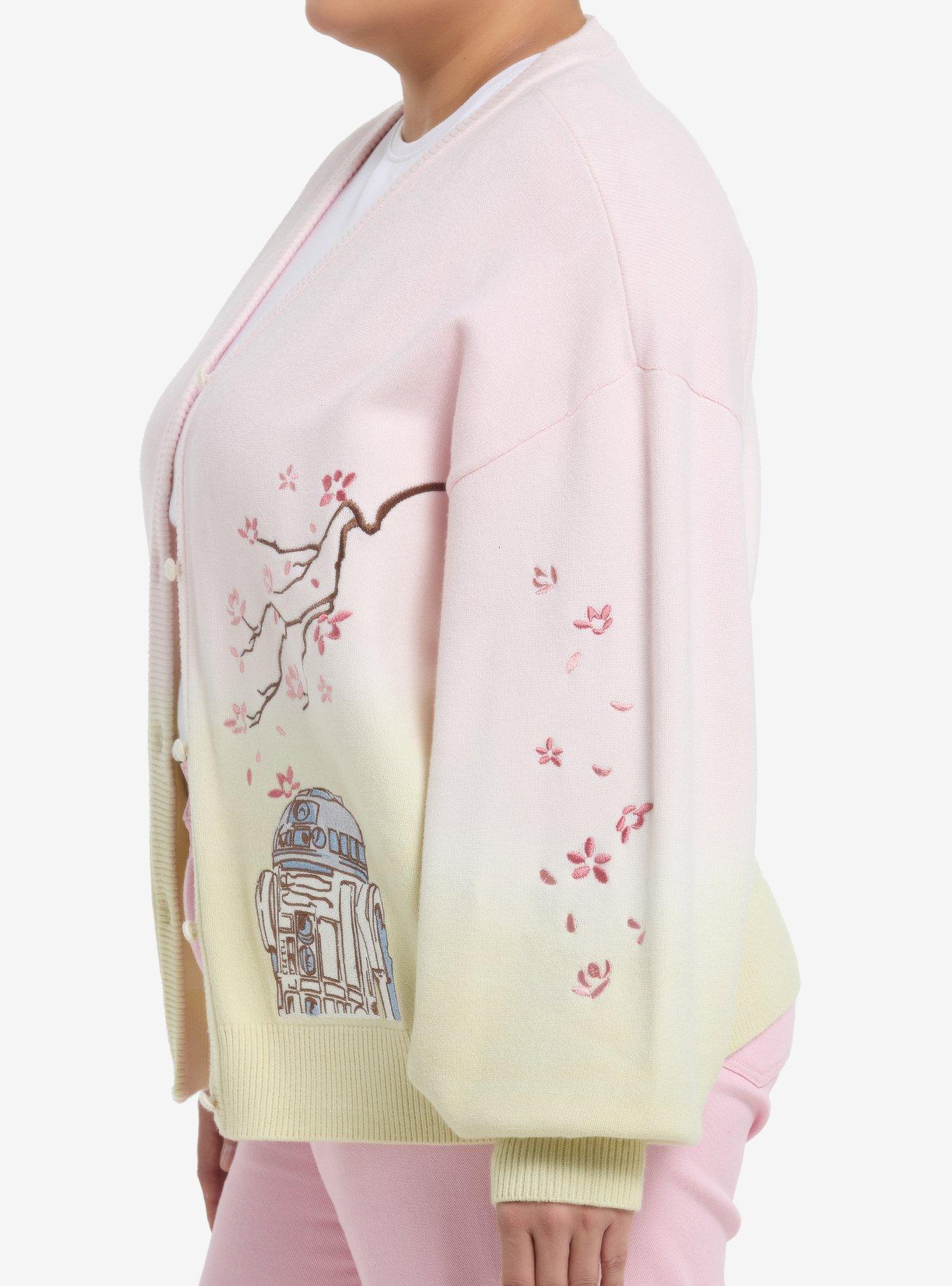 Her Universe Star Wars Droids Cherry Blossom Cardigan Plus Size Her Universe Exclusive, MULTI, alternate