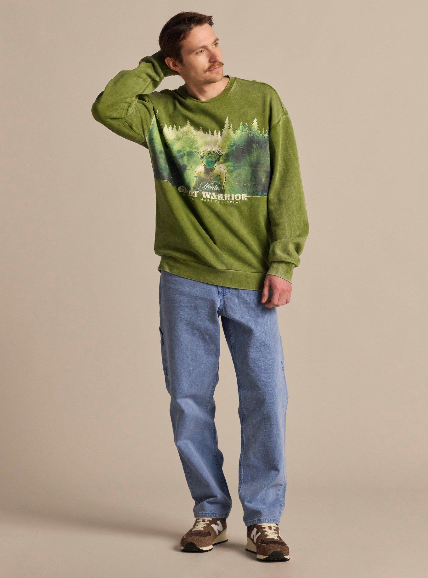 Our Universe Star Wars Yoda Watercolor Sweatshirt Our Universe Exclusive, , hi-res