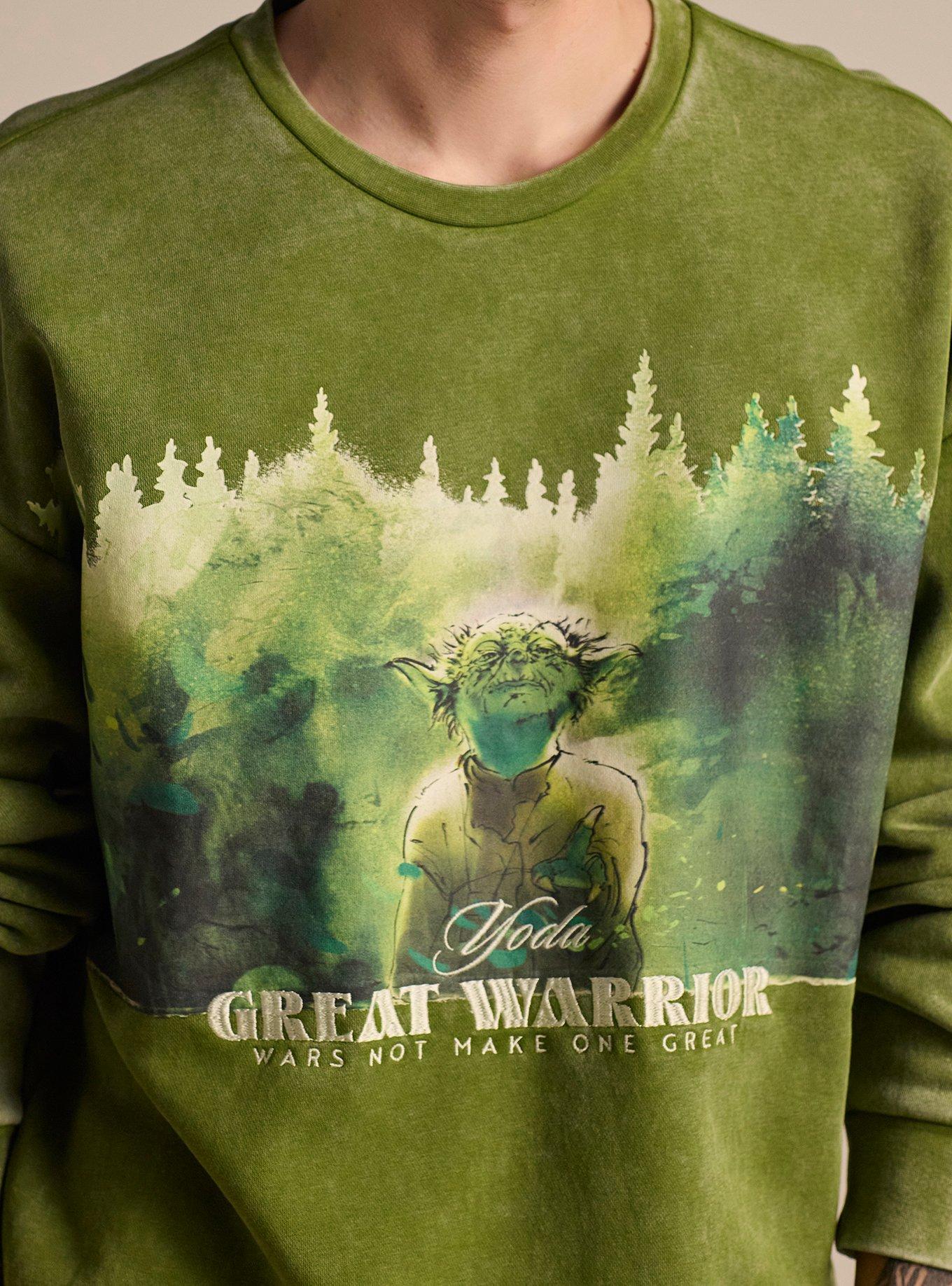 Our Universe Star Wars Yoda Watercolor Sweatshirt Our Universe Exclusive, MULTI, alternate