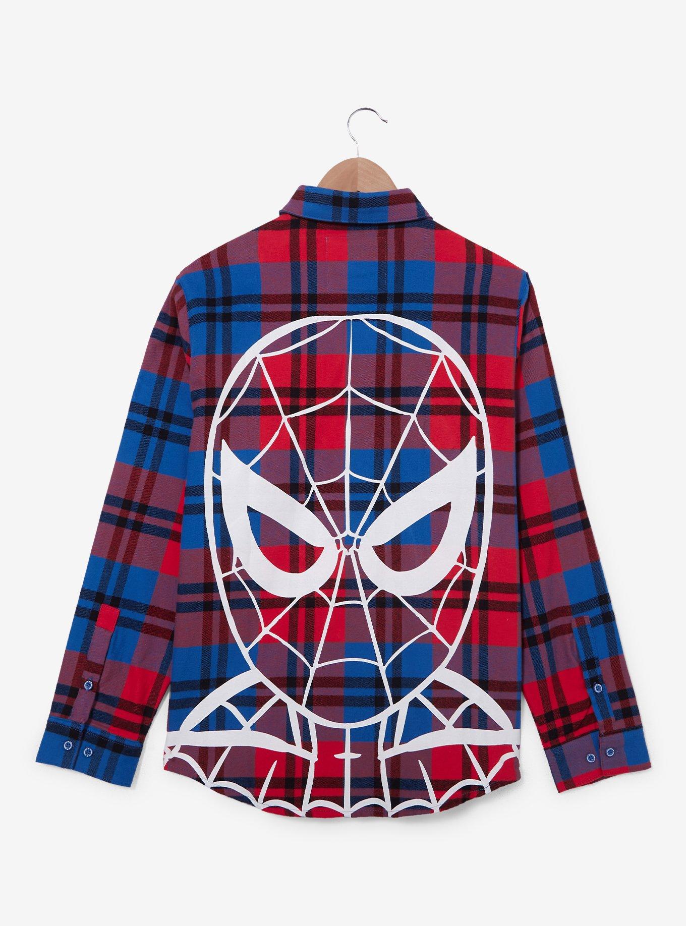 Cakeworthy Marvel Spider-Man Spider Red & Blue Flannel, MULTI, alternate