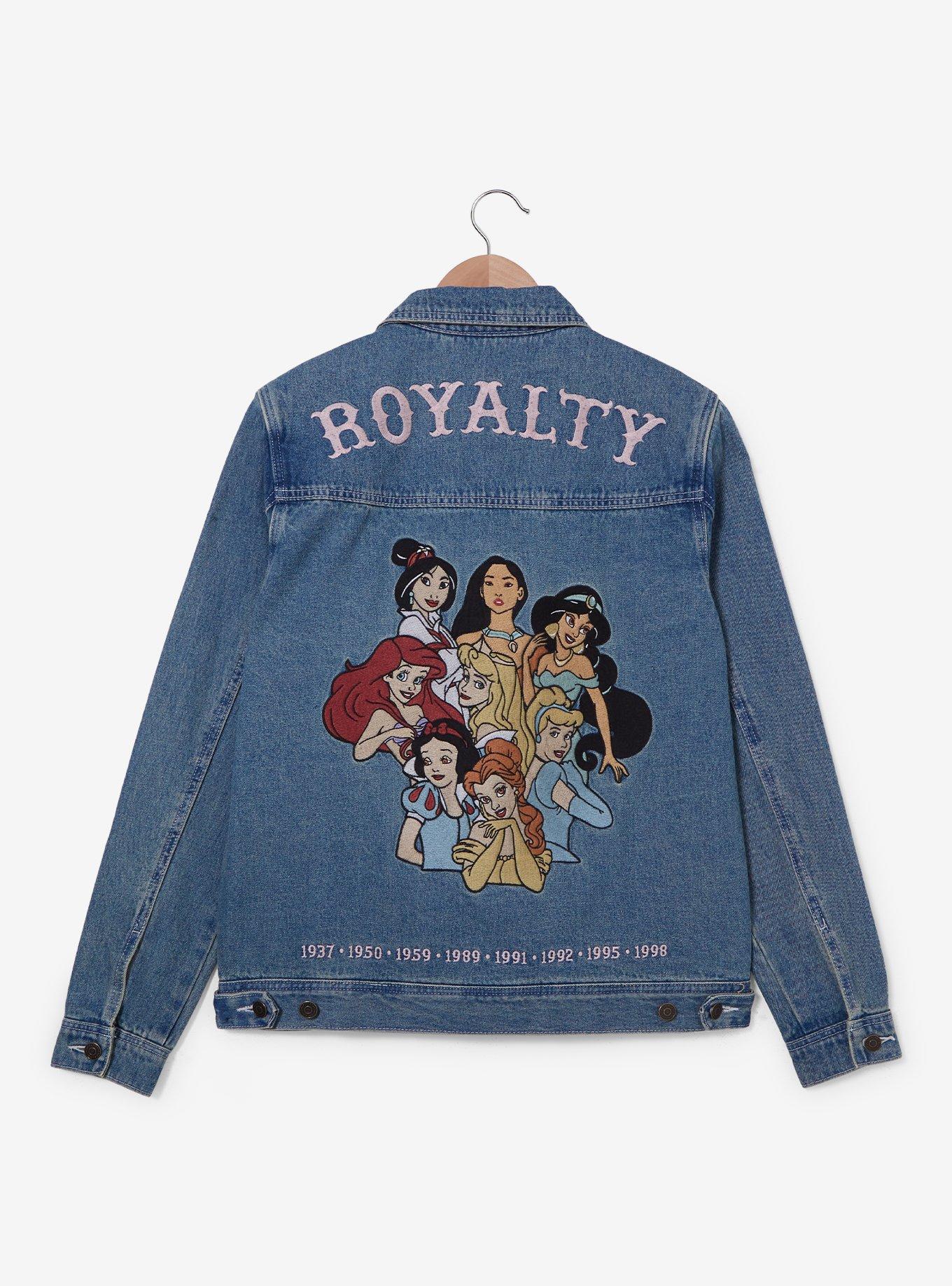 Cakeworthy Disney Princess Royalty Embroidered Jean Jacket, MULTI, alternate