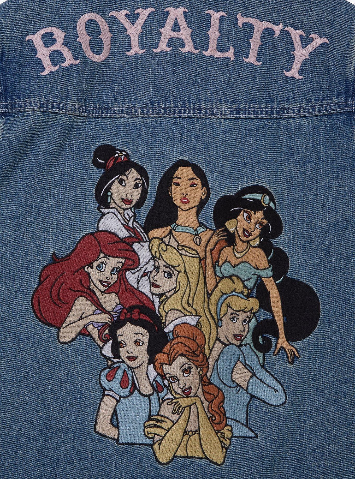 Cakeworthy Disney Princess Royalty Embroidered Jean Jacket, MULTI, alternate