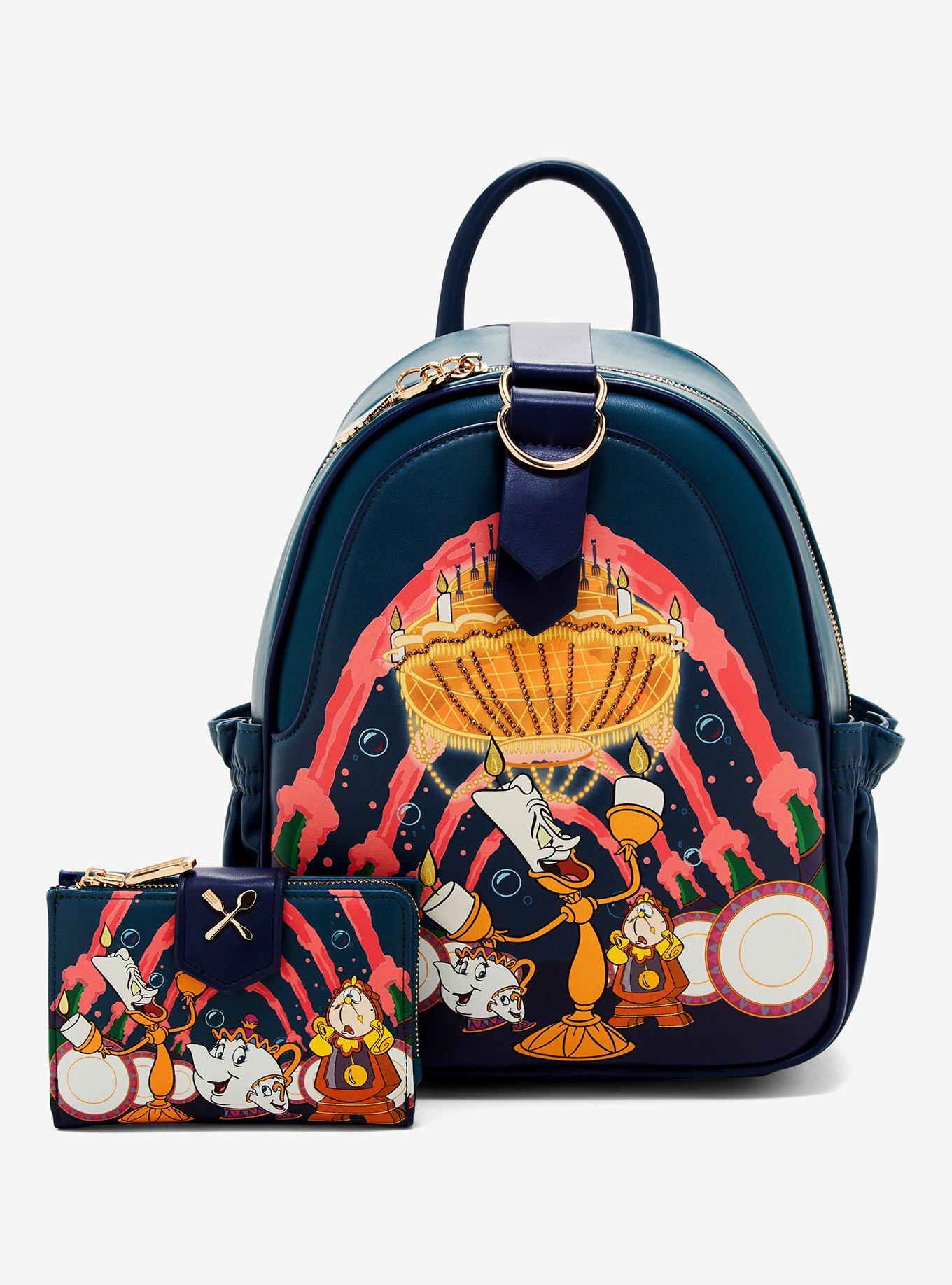 Our Universe Disney Beauty and the Beast Lumiere Be Our Guest Mini Backpack - BoxLunch Exclusive, , alternate