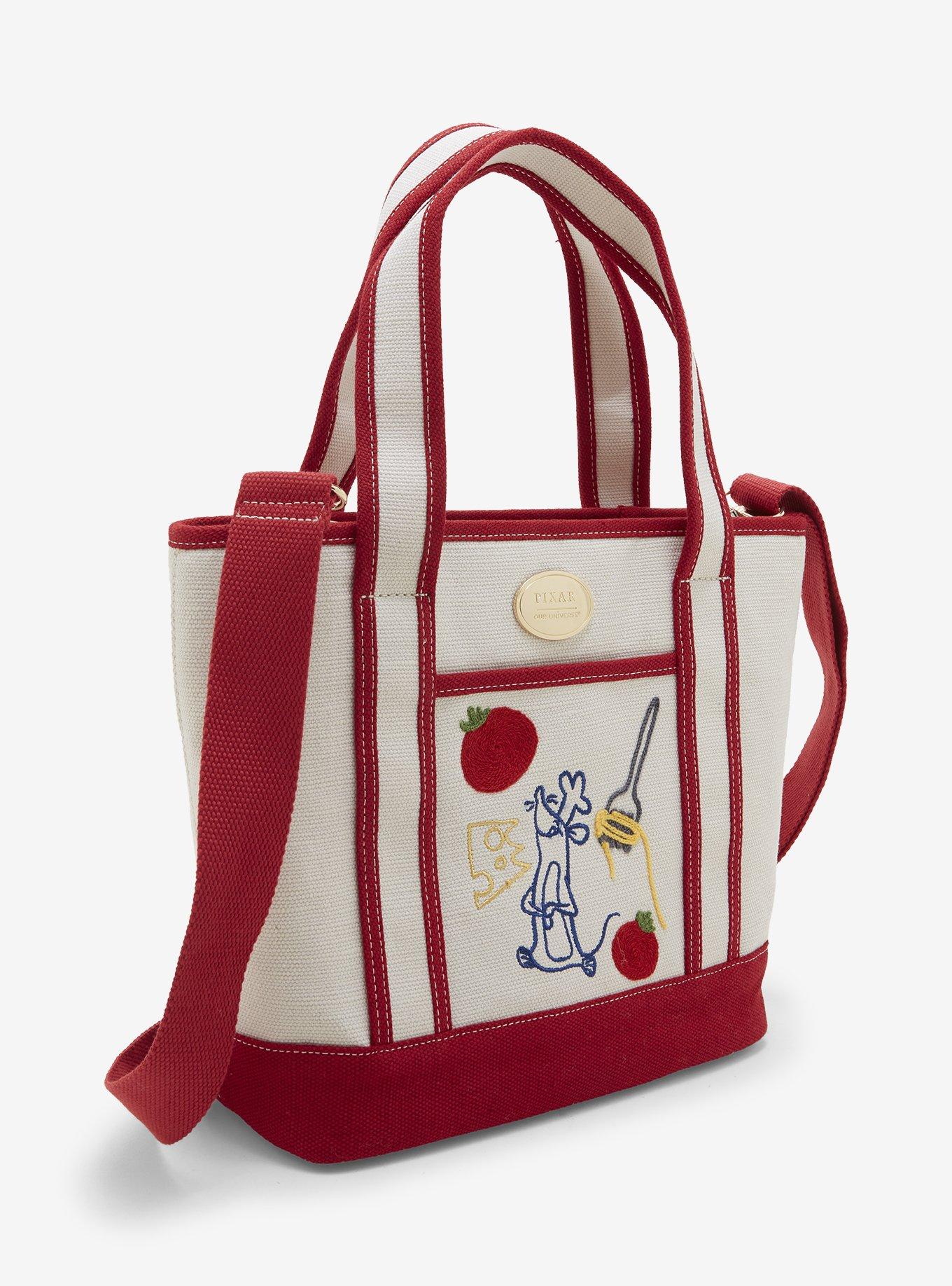 Disney Pixar Ratatouille Remy & Foods Canvas Tote Bag - BoxLunch Exclusive, , hi-res