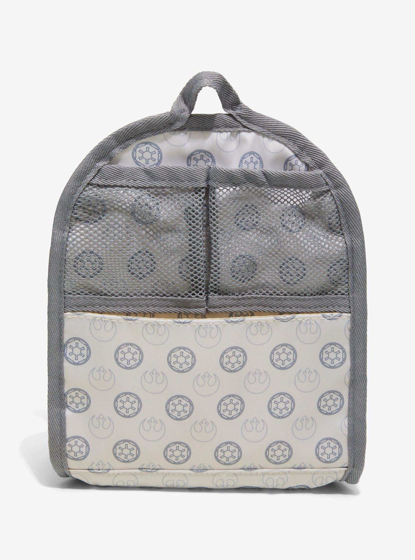 Star Wars Imperial & Rebel Logos Mini Backpack Organizer — BoxLunch Exclusive, , alternate