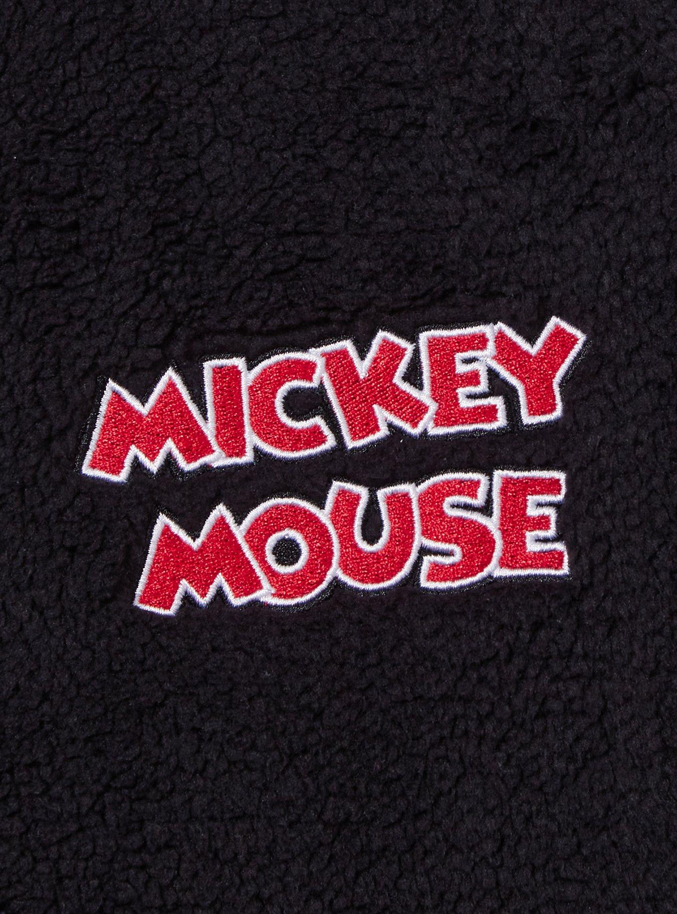 Cakeworthy Disney Mickey Mouse Winking 3D Ears Sherpa Zippered Jacket, MULTI, alternate