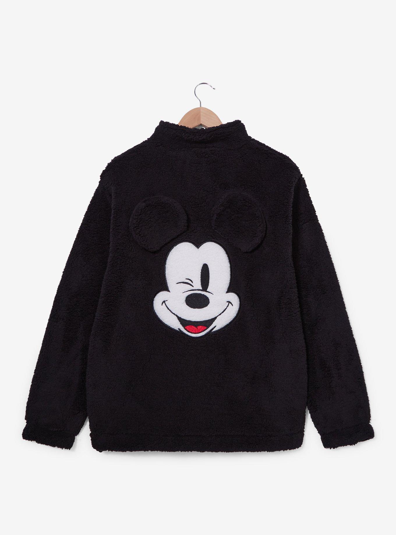 Cakeworthy Disney Mickey Mouse Winking 3D Ears Sherpa Zippered Jacket, MULTI, alternate