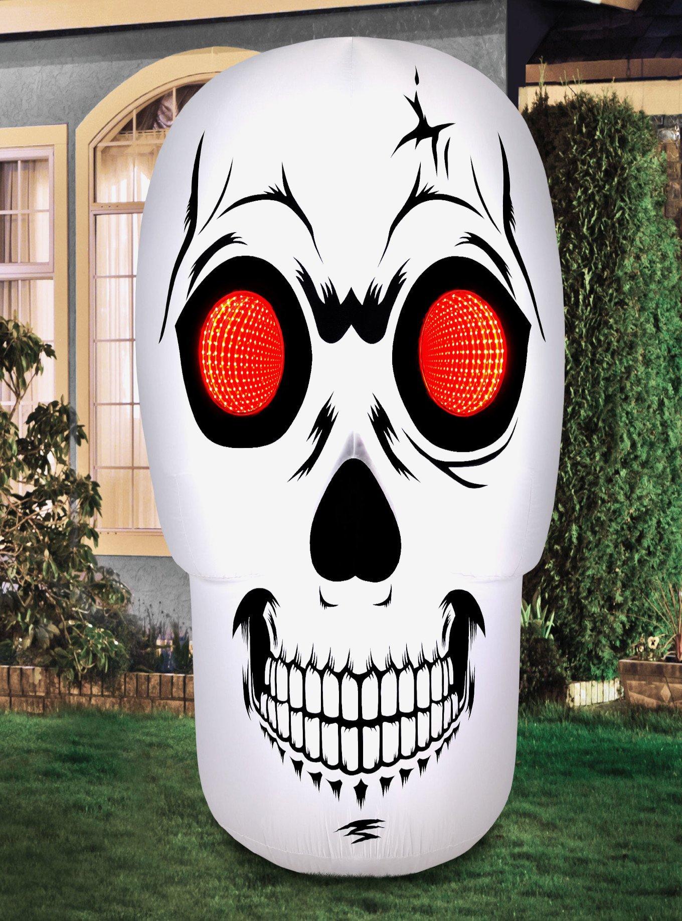 Inflatable Infinity Mirror Skull