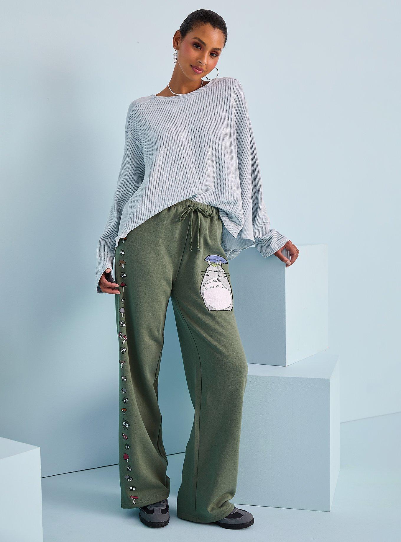 Studio Ghibli® My Neighbor Totoro Straight Leg Sweatpants, OLIVE, alternate