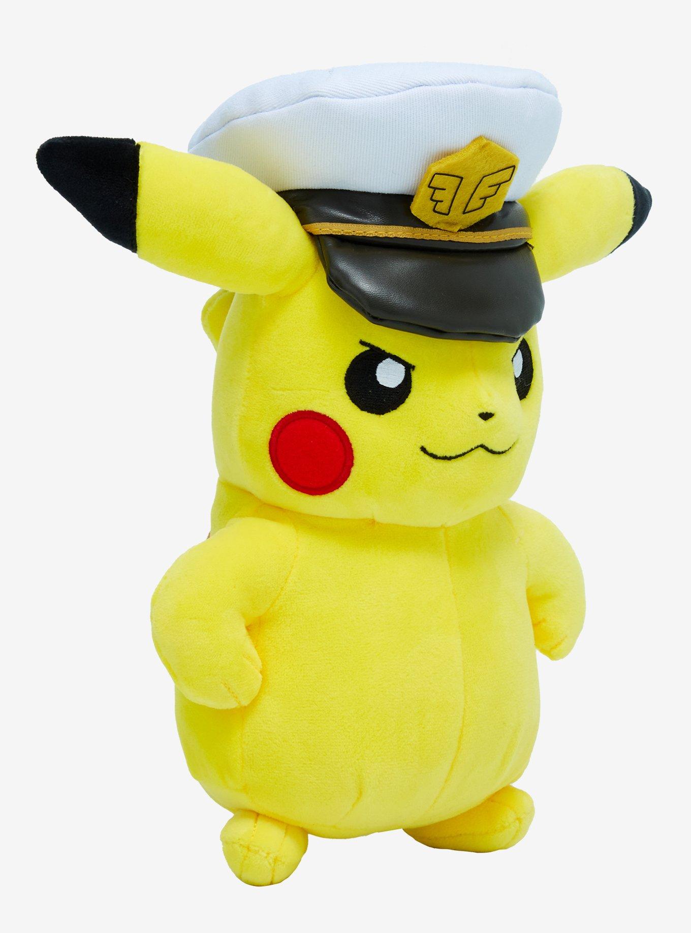 Pokemon Captain Pikachu Plush, , hi-res