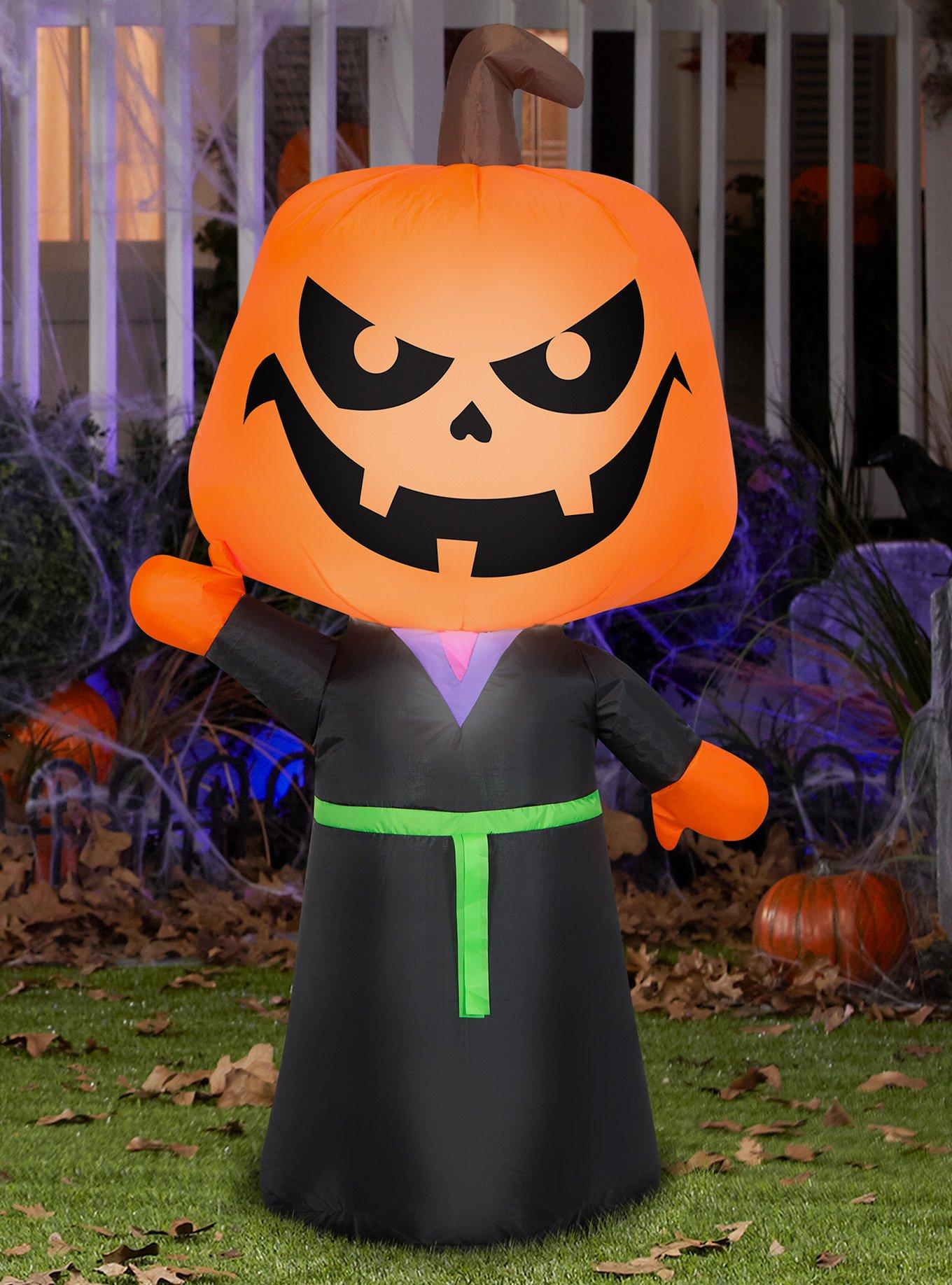 Jack-O'-Lantern Reaper Inflatable, , hi-res