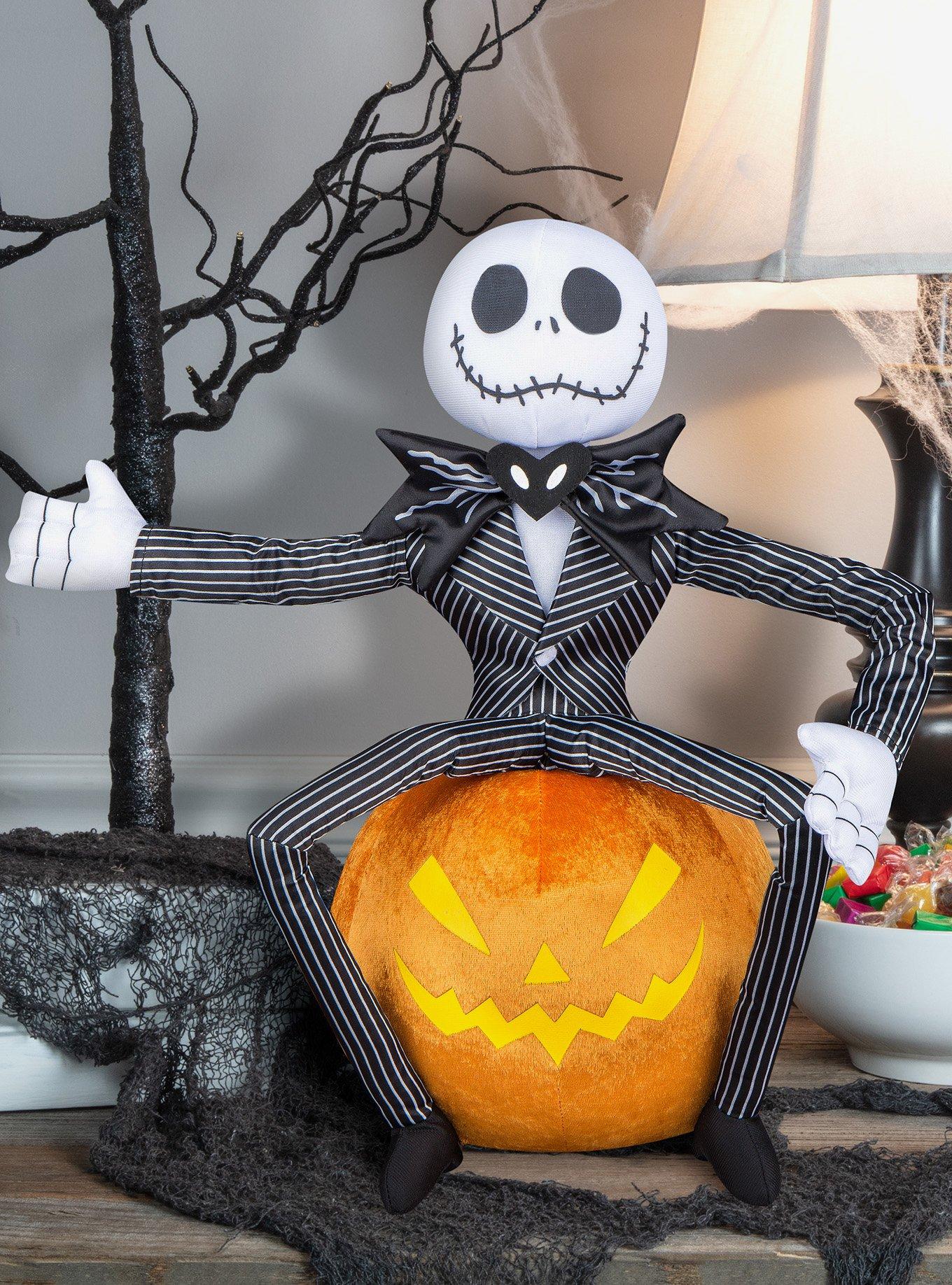 Disney Nightmare Before Christmas Jack Skellington Jack-O'-Lantern Greeter, , hi-res