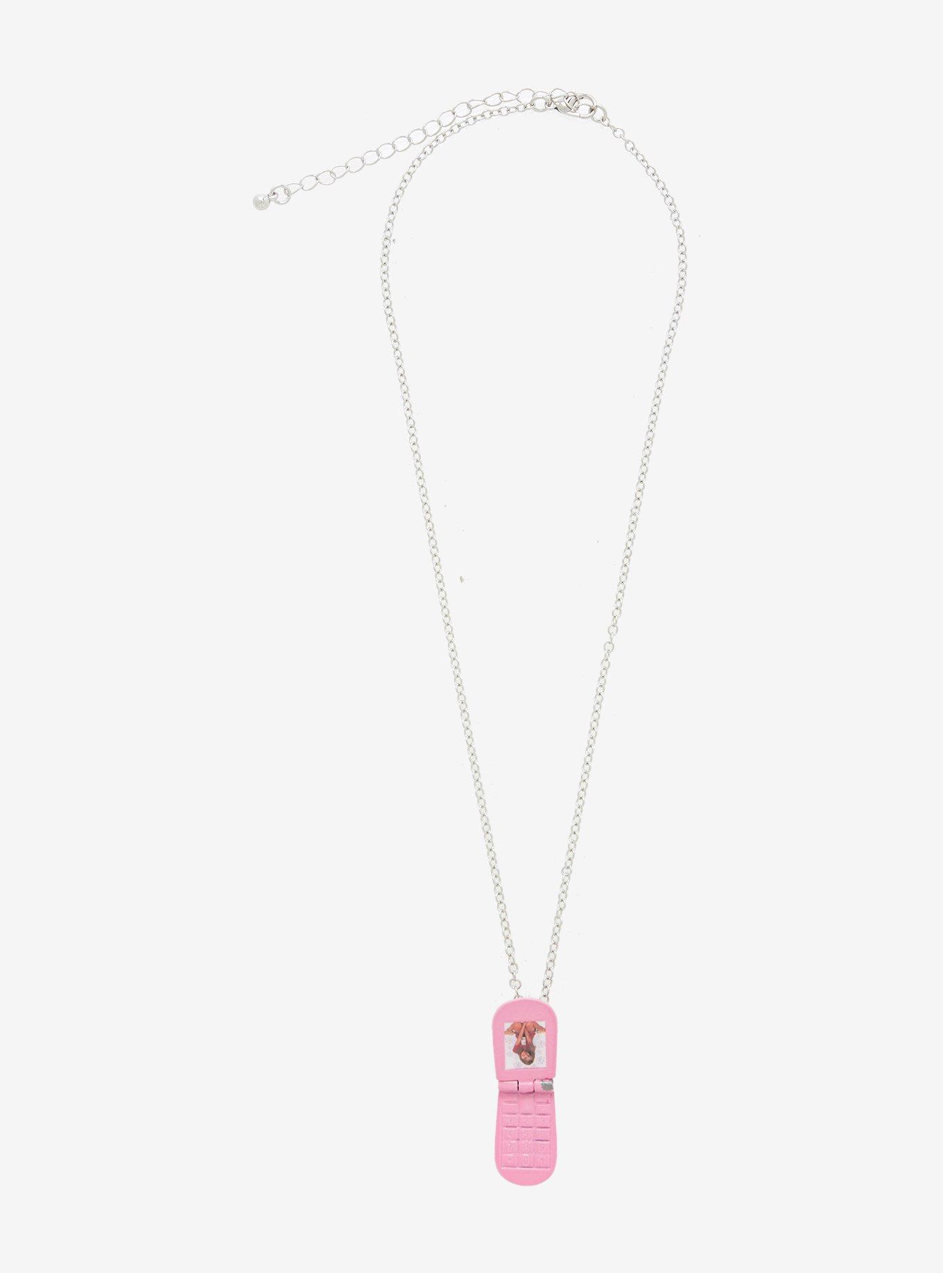 Britney Spears Flip Phone Pendant Necklace, , alternate