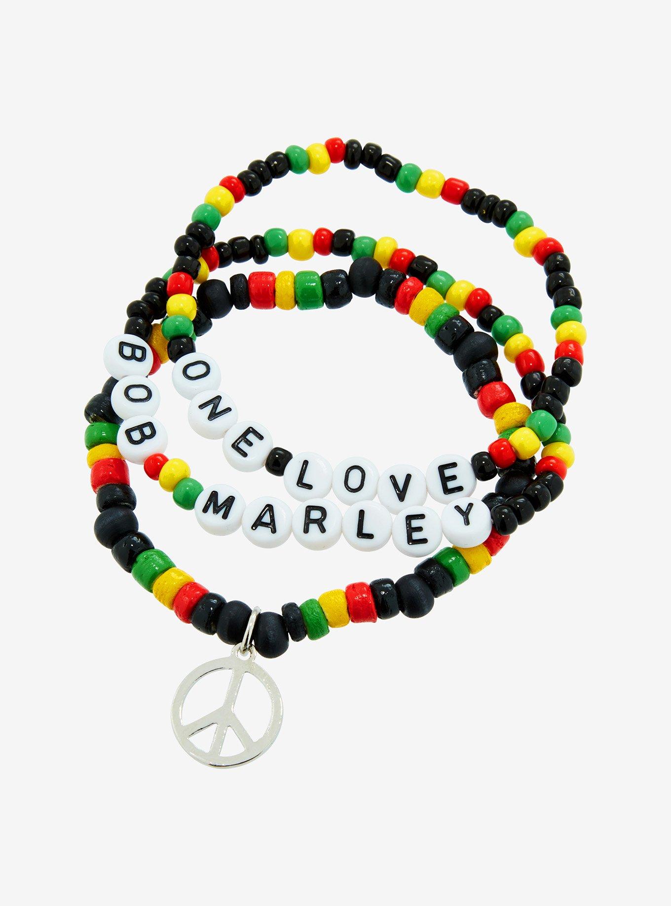Bob Marley One Love Bracelet Set, , hi-res