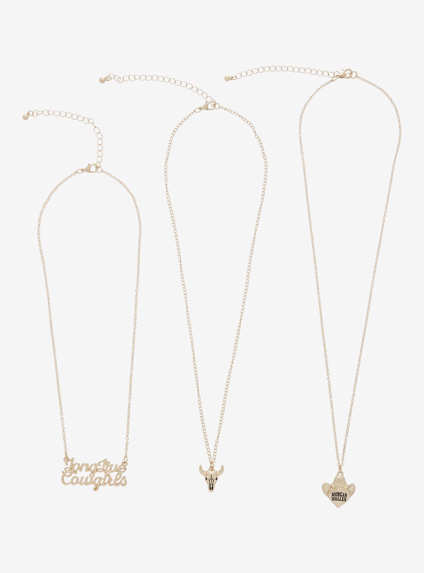 Morgan Wallen Long Live Cowgirls Necklace Set, , alternate