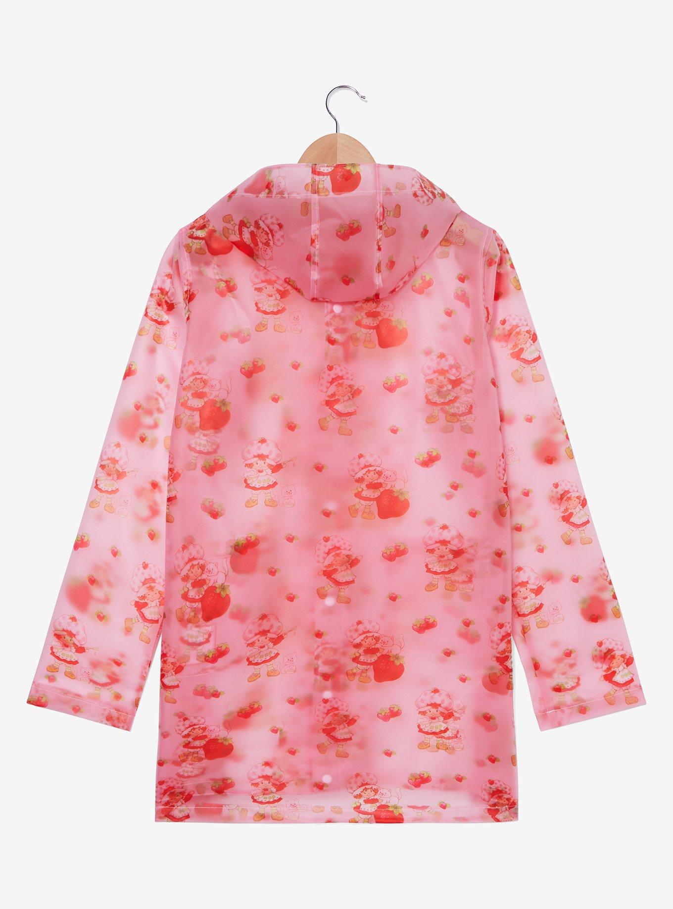 Cakeworthy Strawberry Shortcake Allover Print Rain Jacket, MULTI, alternate