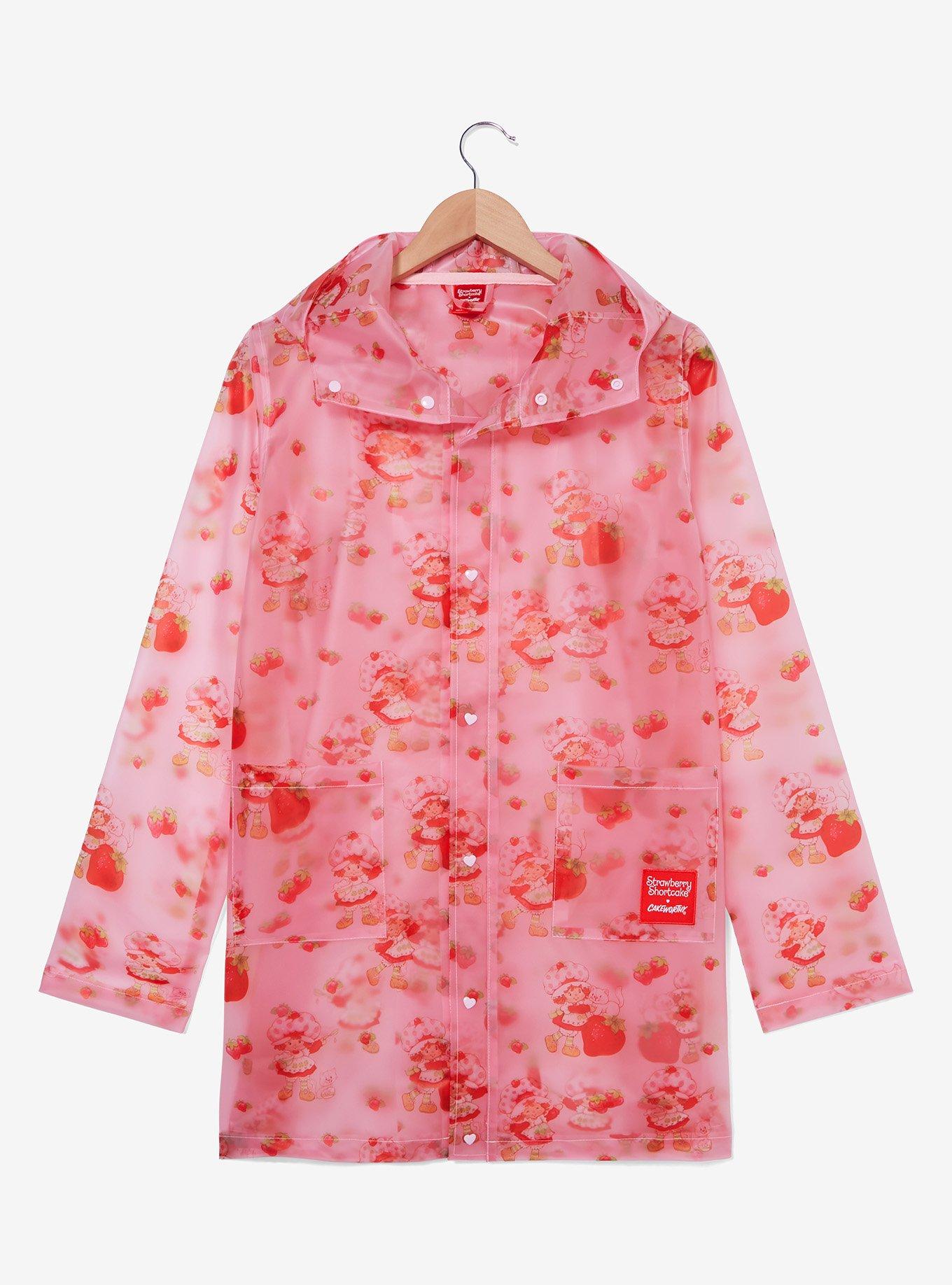 Cakeworthy Strawberry Shortcake Allover Print Rain Jacket, MULTI, alternate