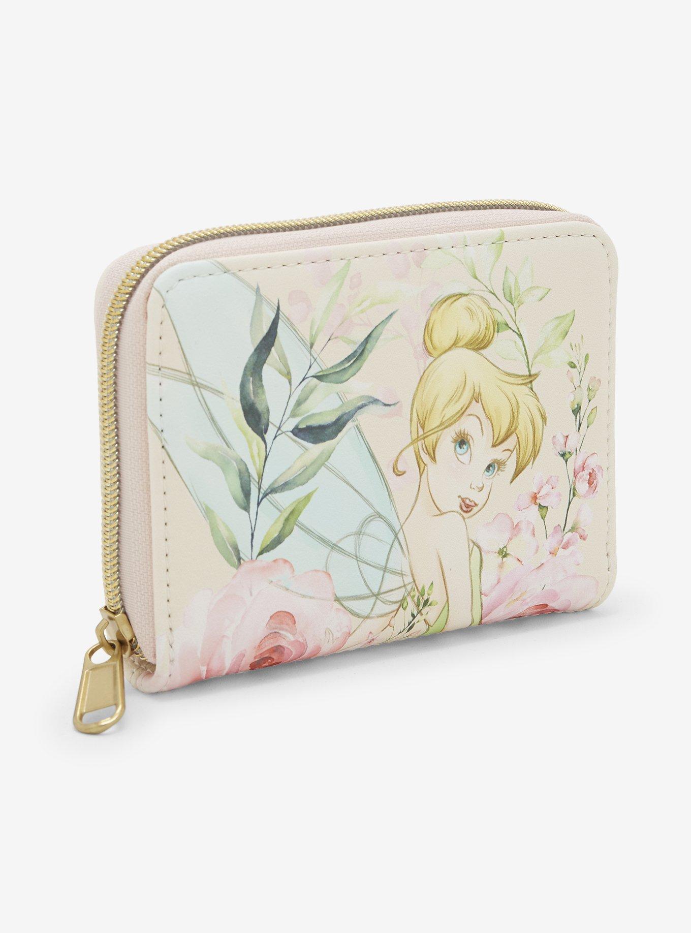 Loungefly Disney Peter Pan Tinker Bell Pastel Floral Shoulder Bag, , hi-res