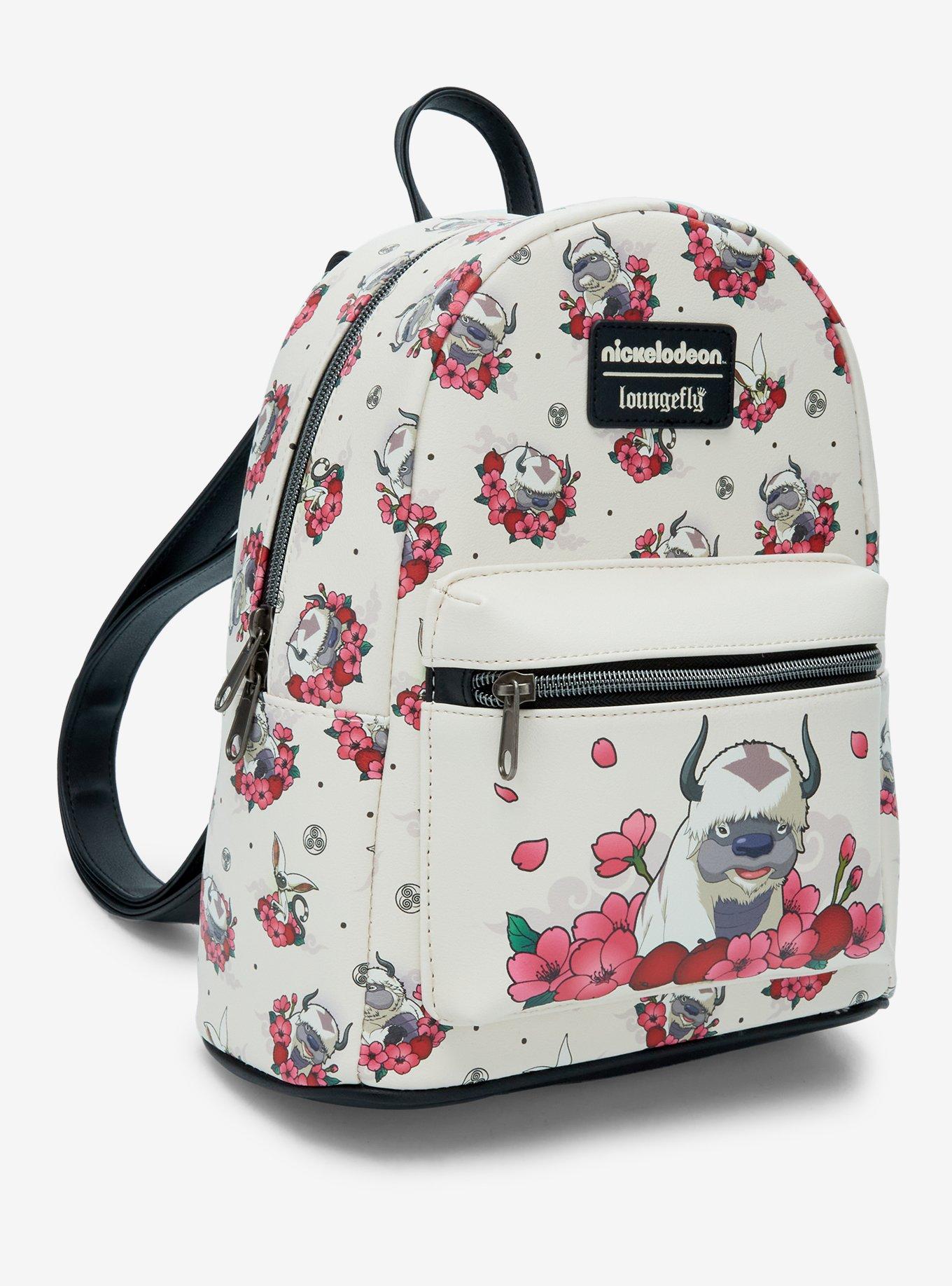 Loungefly Avatar: The Last Airbender Appa & Momo Flower Mini Backpack, , hi-res