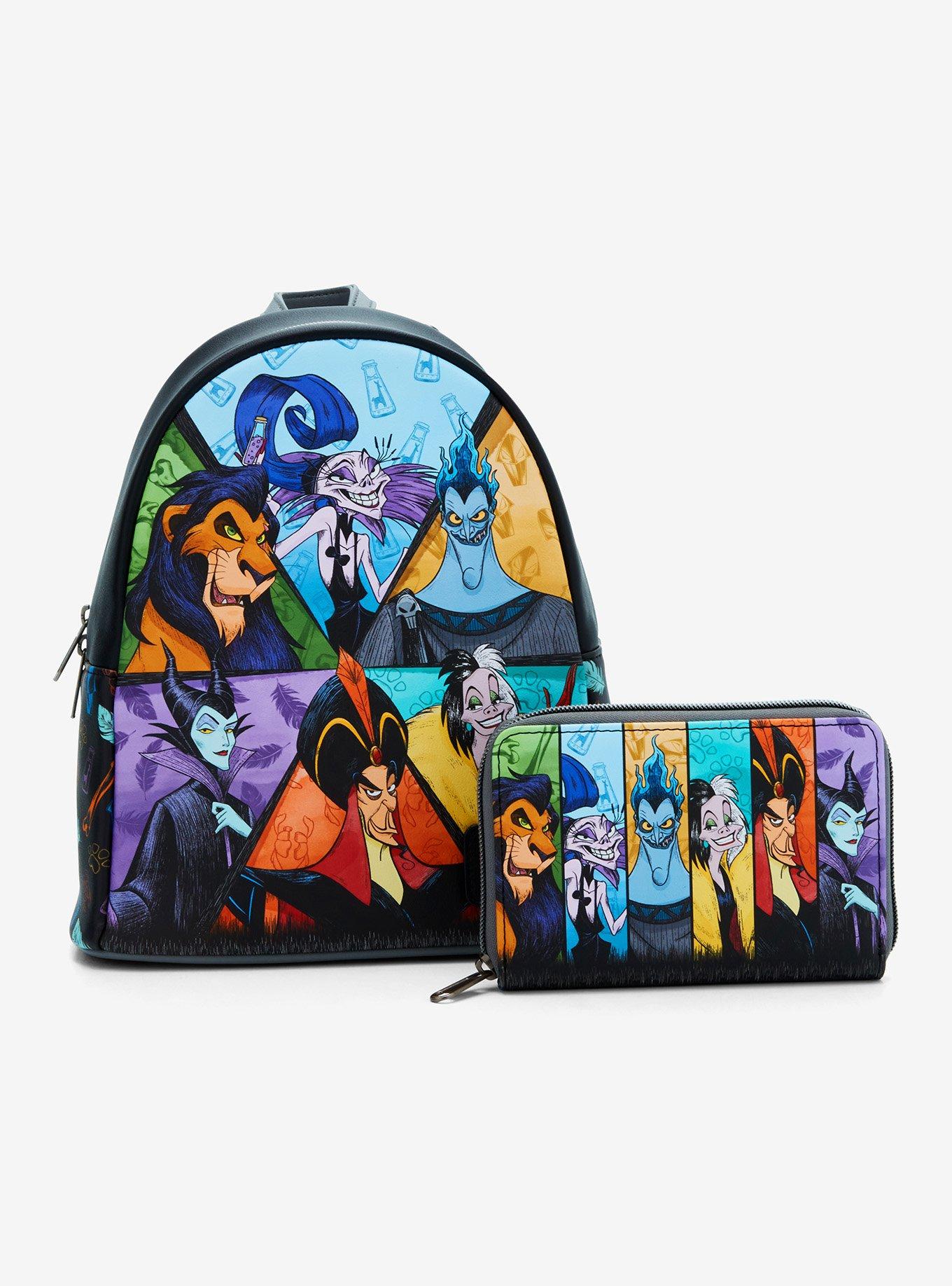 Loungefly Disney Villains Group Mini Backpack, , alternate