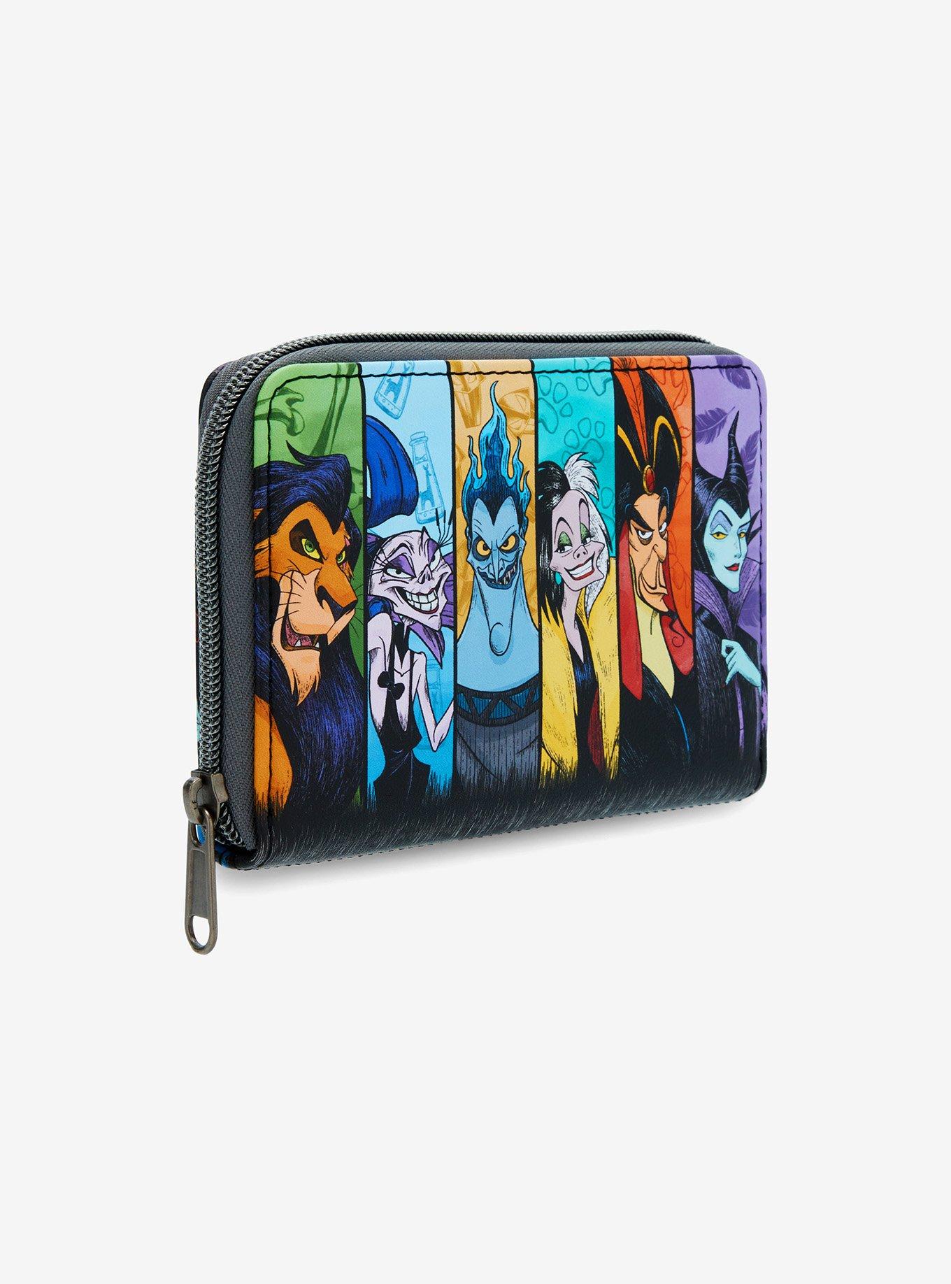 Loungefly Disney Villains Group Mini Wallet, , hi-res