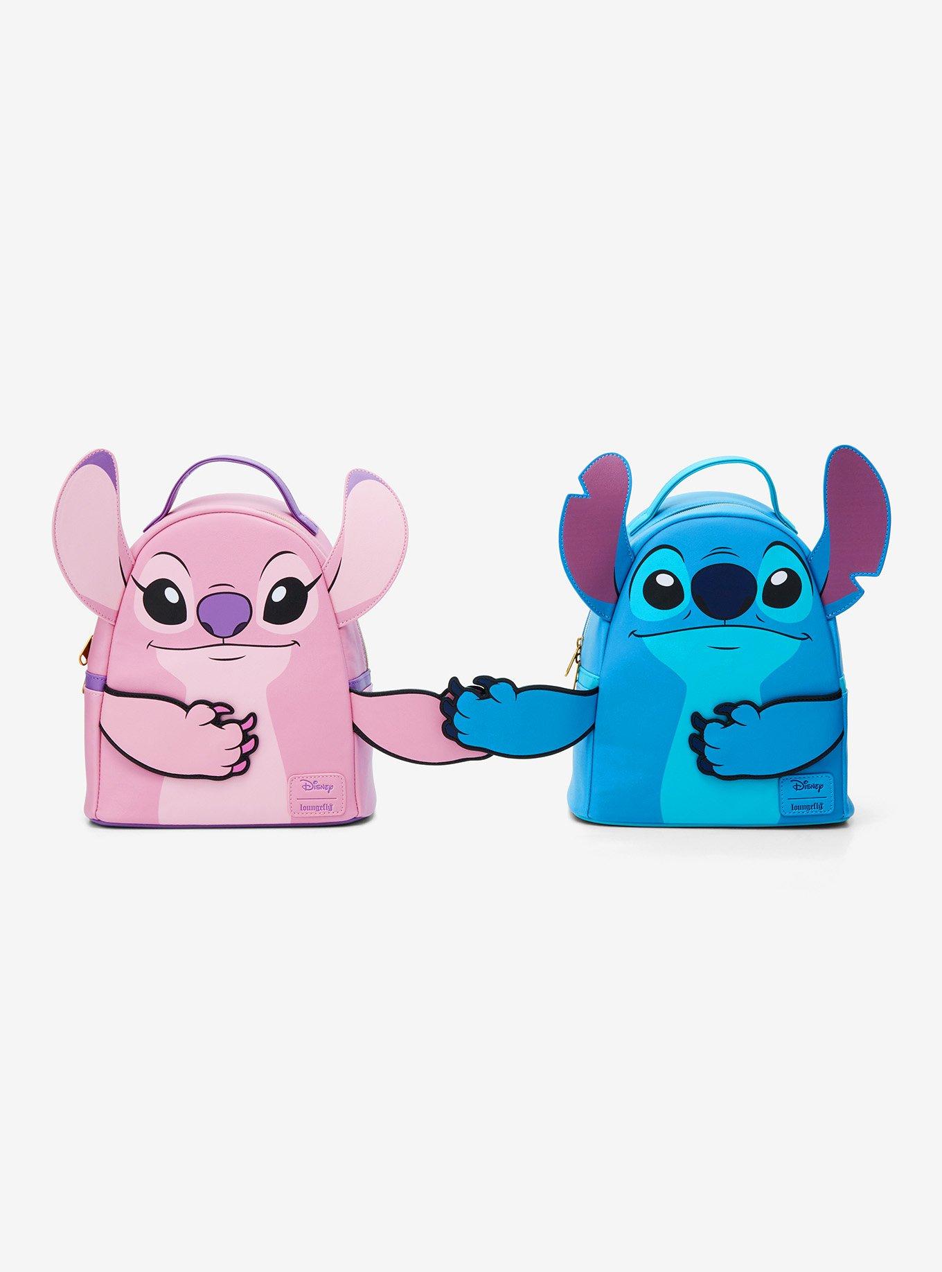 Loungefly Disney Stitch Angel Magnetic Hands Mini Backpack, , alternate