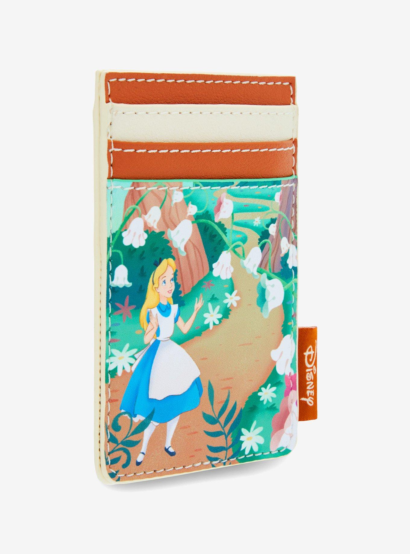 Loungefly Disney Alice In Wonderland Flower Walkway Vertical Cardholder, , hi-res