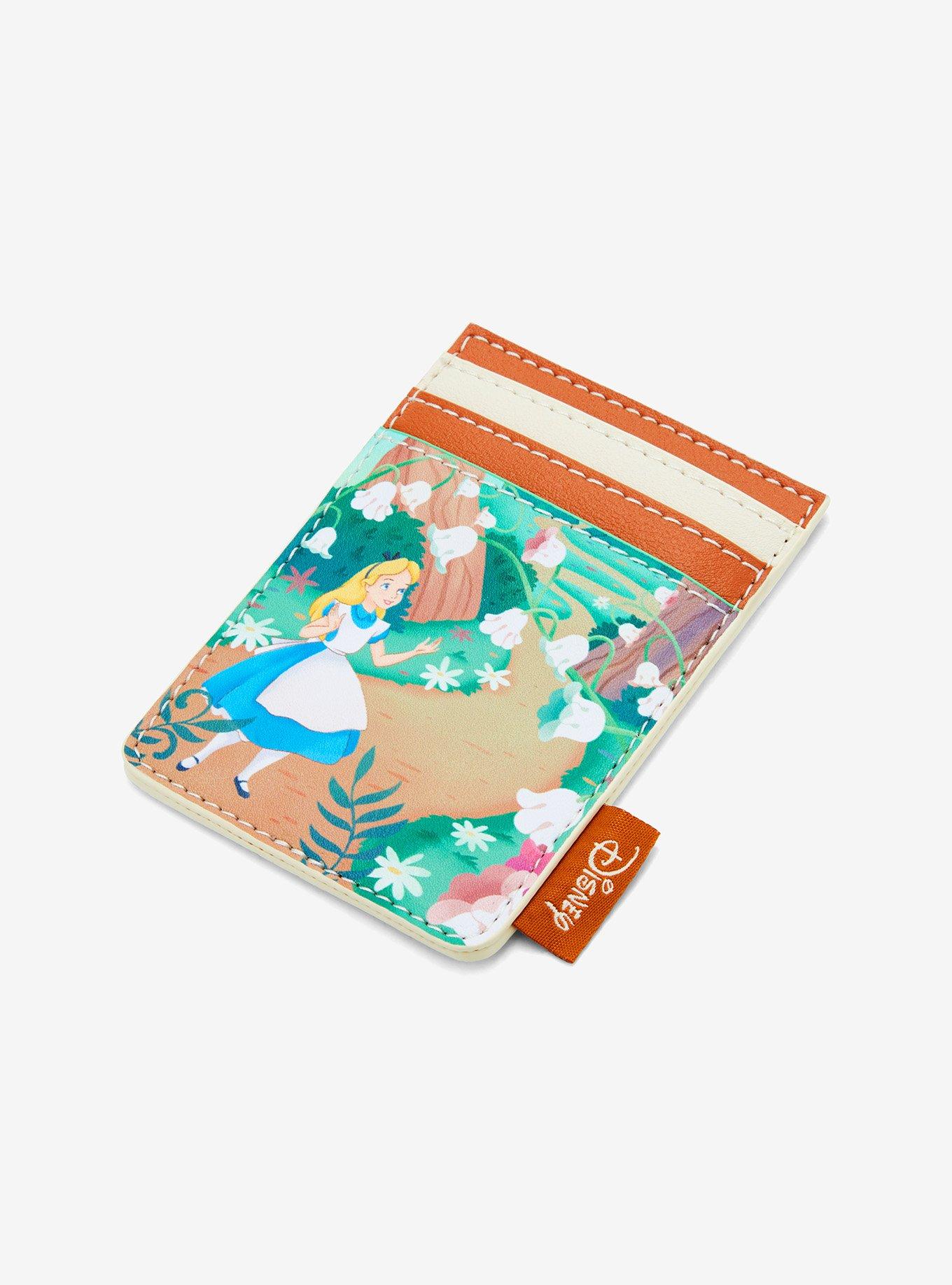 Loungefly Disney Alice In Wonderland Flower Walkway Vertical Cardholder, , alternate