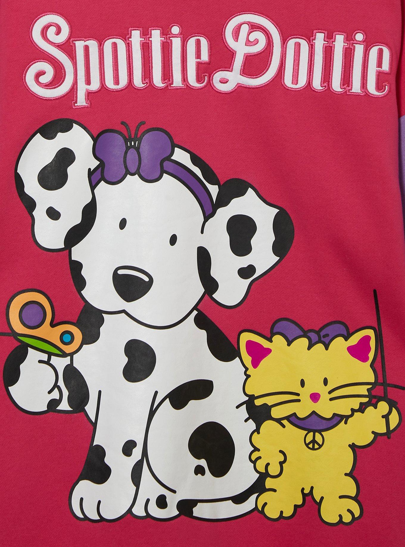 Sanrio Spottie Dottie Colorblock Crewneck, , hi-res