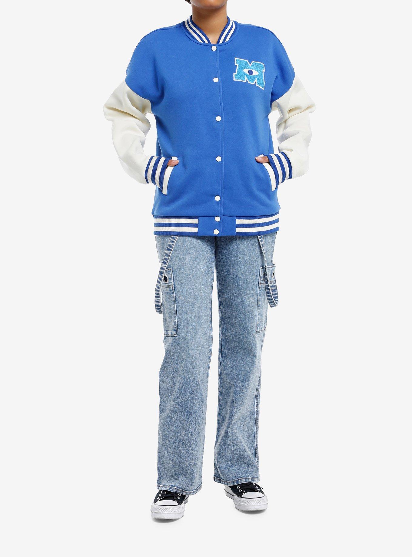 Disney Pixar Monsters University College Girls Varsity Jacket, MULTI, alternate