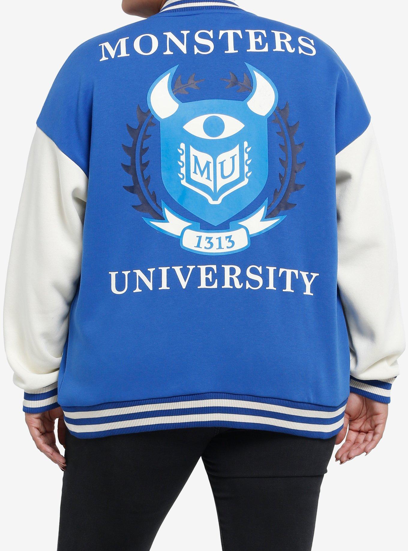 Disney Pixar Monsters University College Girls Varsity Jacket Plus Size, , hi-res