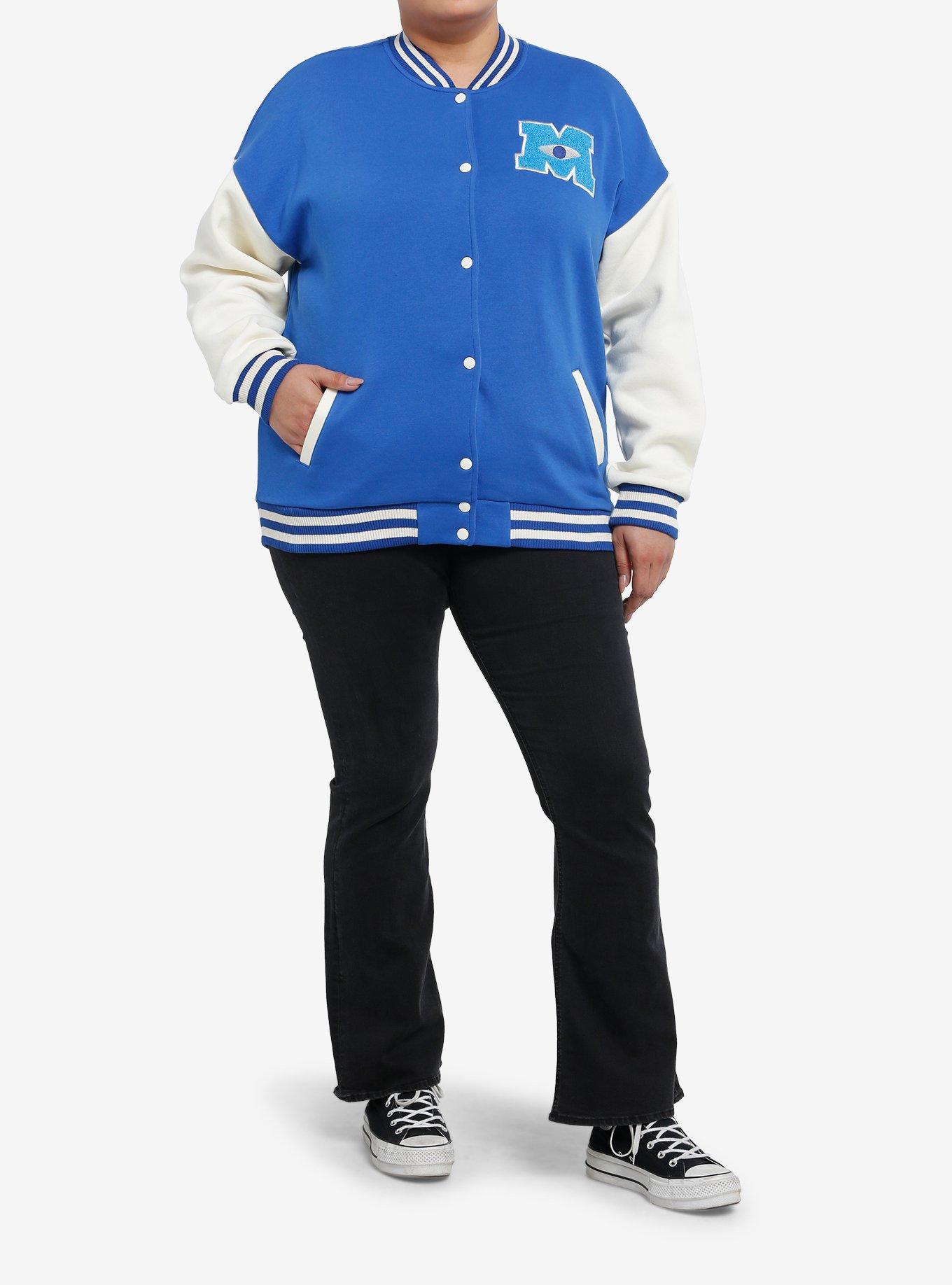 Disney Pixar Monsters University College Girls Varsity Jacket Plus Size, MULTI, alternate