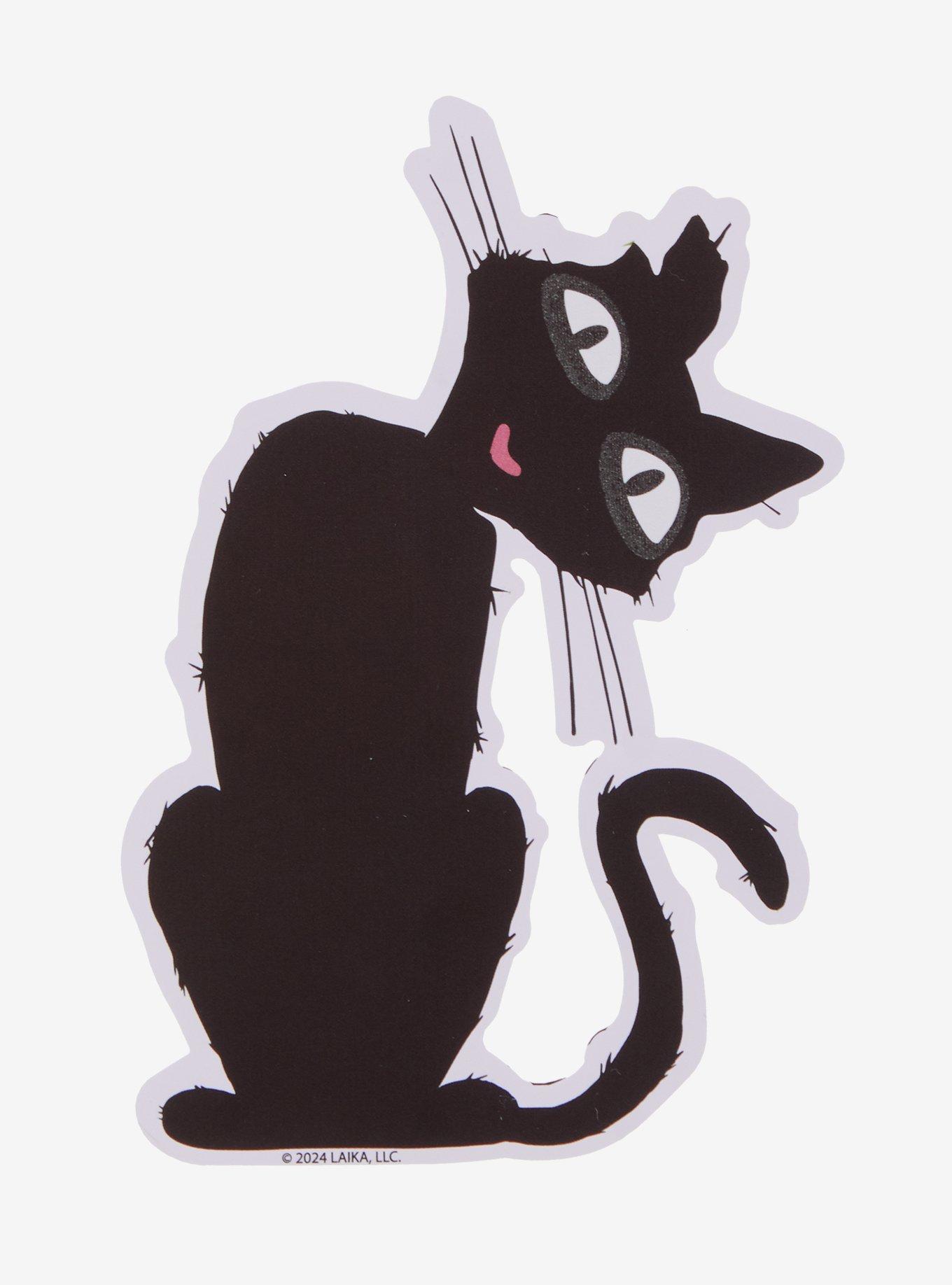 Coraline The Cat Glow-in-the-Dark Vinyl Sticker, , hi-res