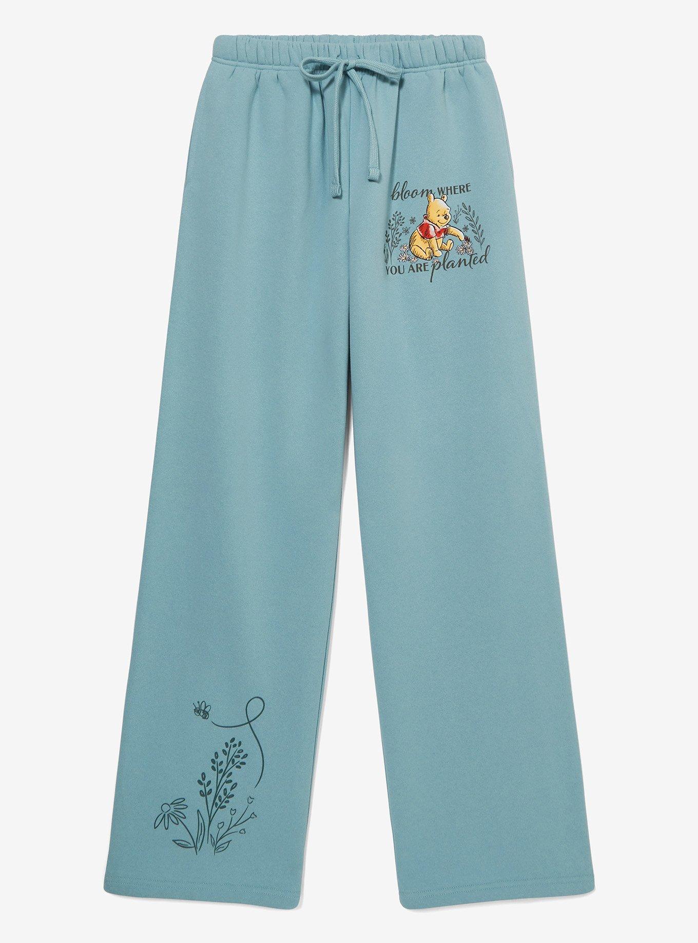 Disney Winnie the Pooh Floral Pooh Bear Women's Sweatpants - BoxLunch Exclusive, , hi-res