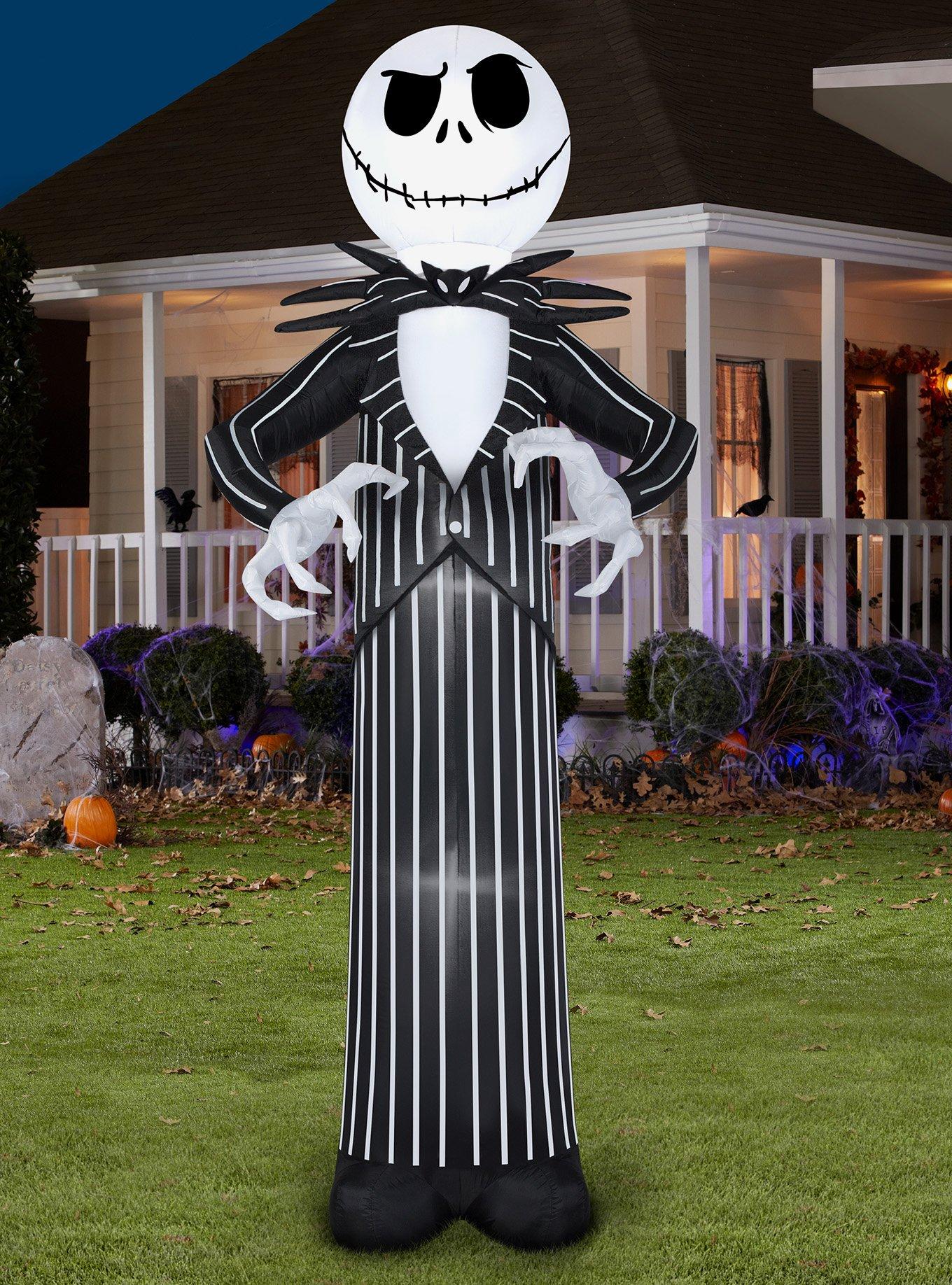 Disney Nightmare Before Christmas Giant Jack Skellington Inflatable Decor, , hi-res