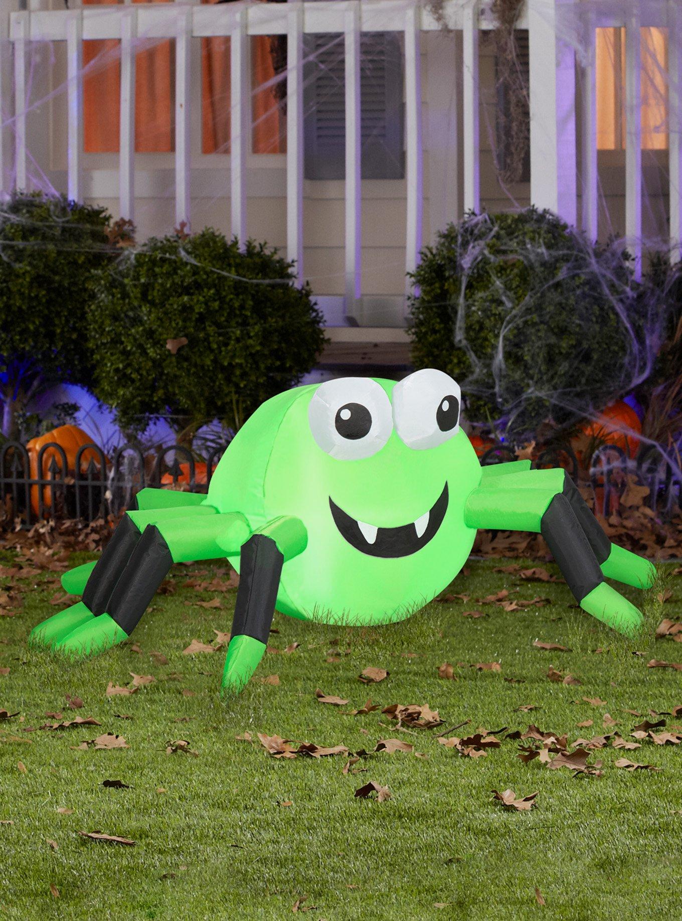 Green and Black Spider Inflatable Decor