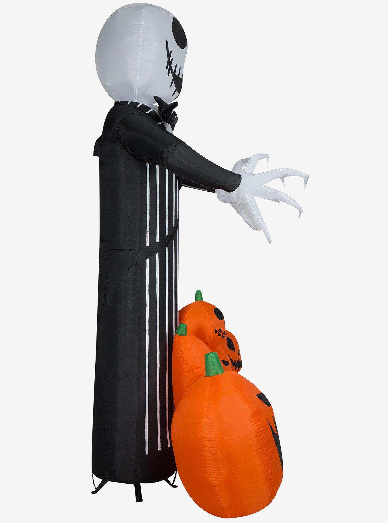 Disney Nightmare Before Christmas Jack Skellington Jack-O'-Lanterns Inflatable Decor, , alternate