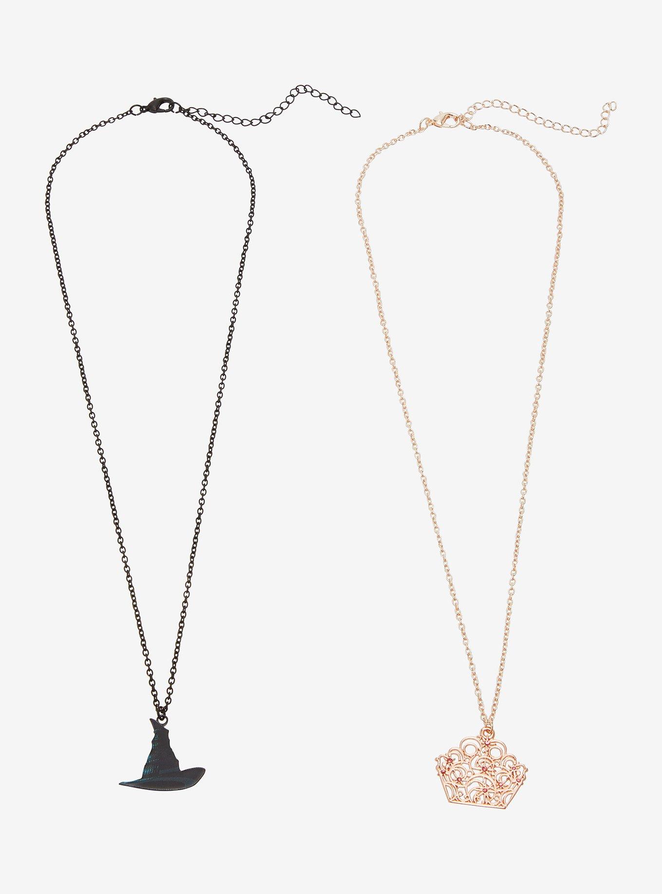 Wicked Glinda & Elphaba Headwear Best Friend Necklace Set, , alternate