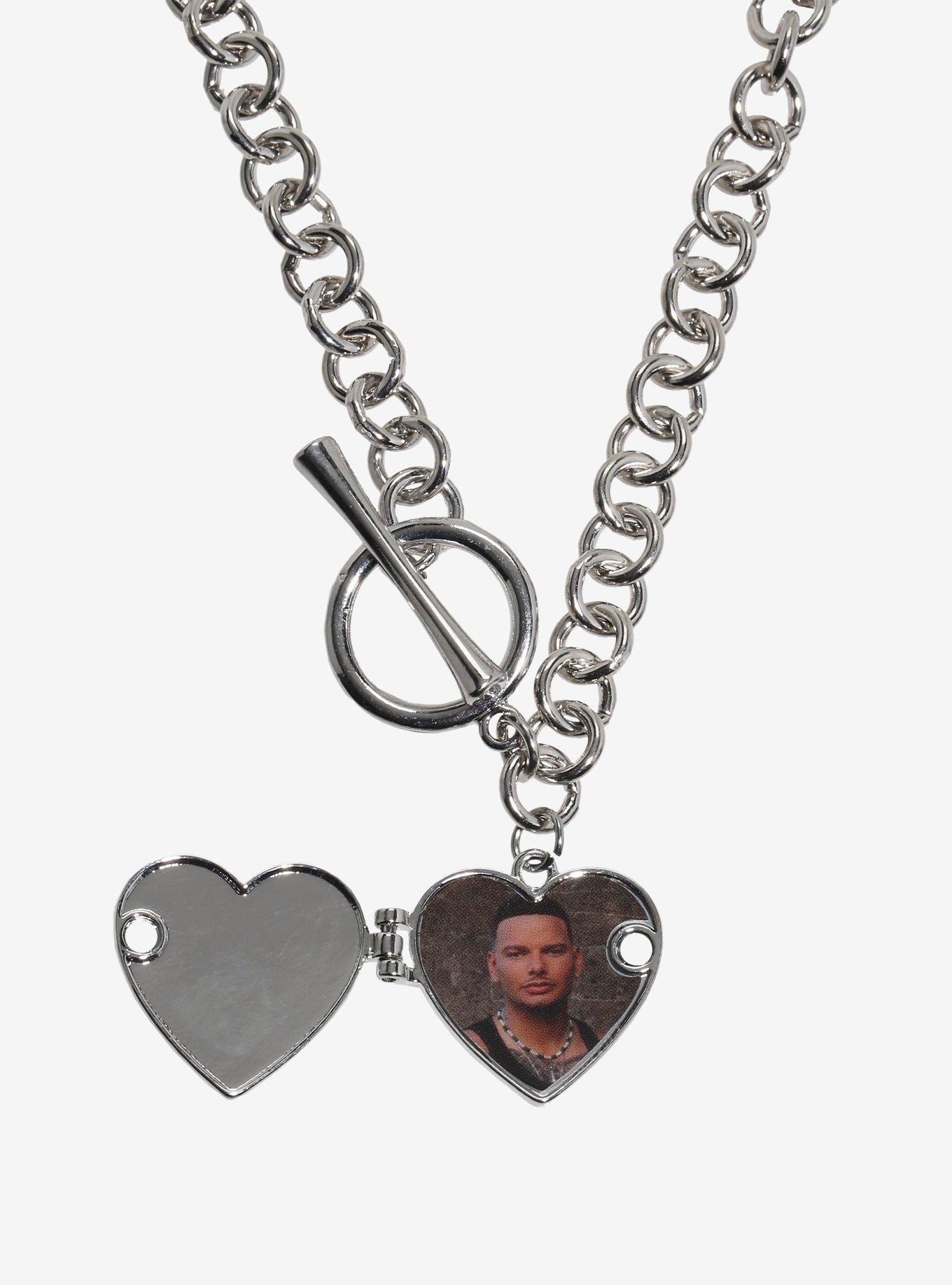 Kane Brown Heart Locket Necklace, , alternate