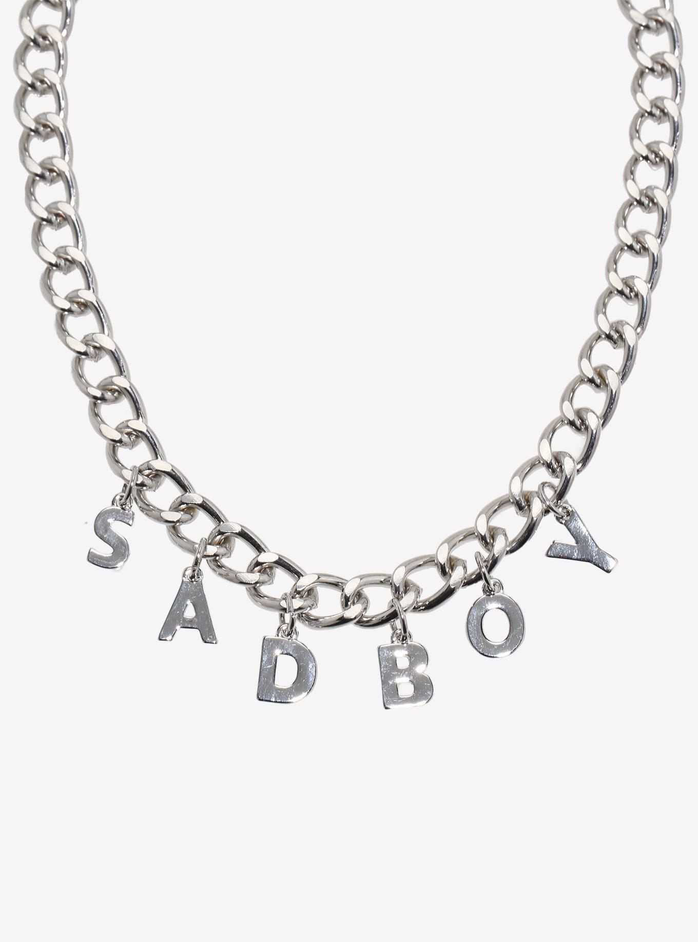 mgk X Trippie Redd genre : sadboy Charm Necklace, , alternate