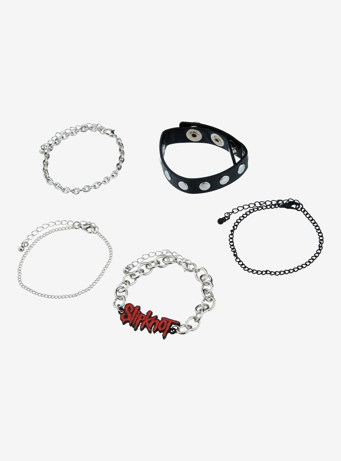 Slipknot Logo Chain Bracelet Set, , alternate