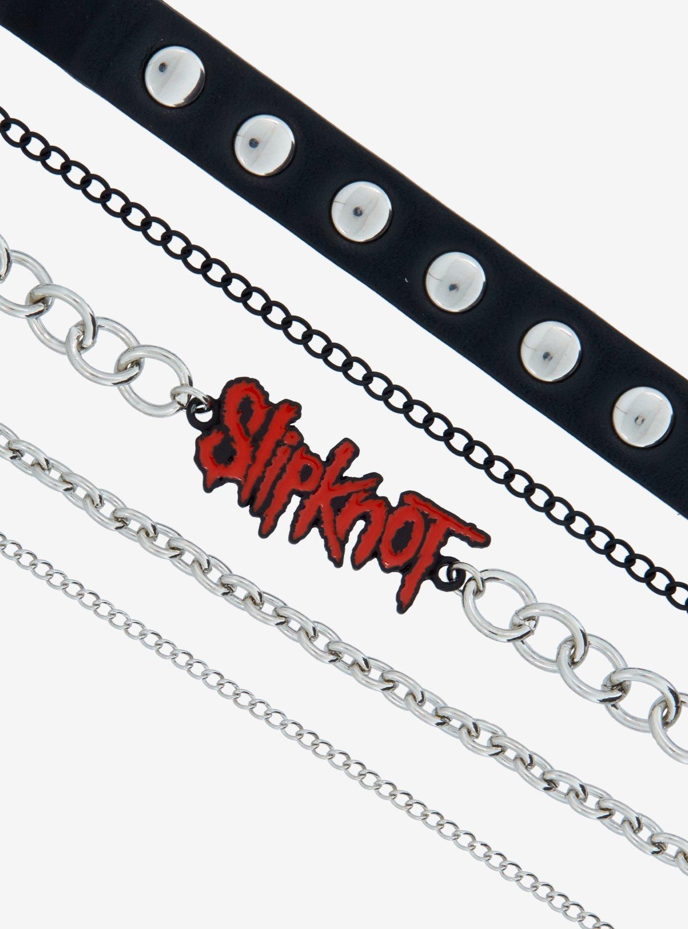 Slipknot Logo Chain Bracelet Set, , alternate